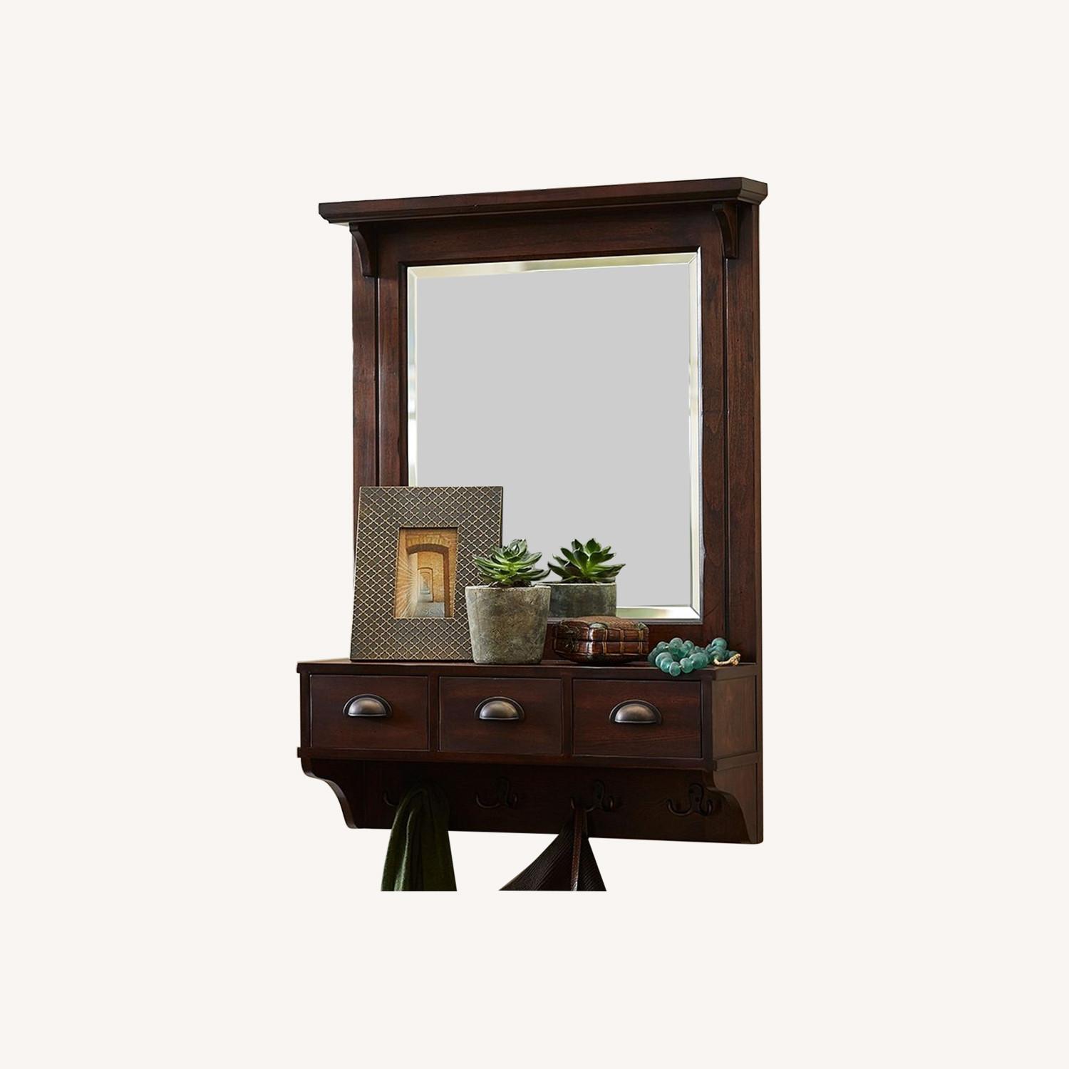 Pottery Barn Classic Entryway Mirror Organizer - image-0