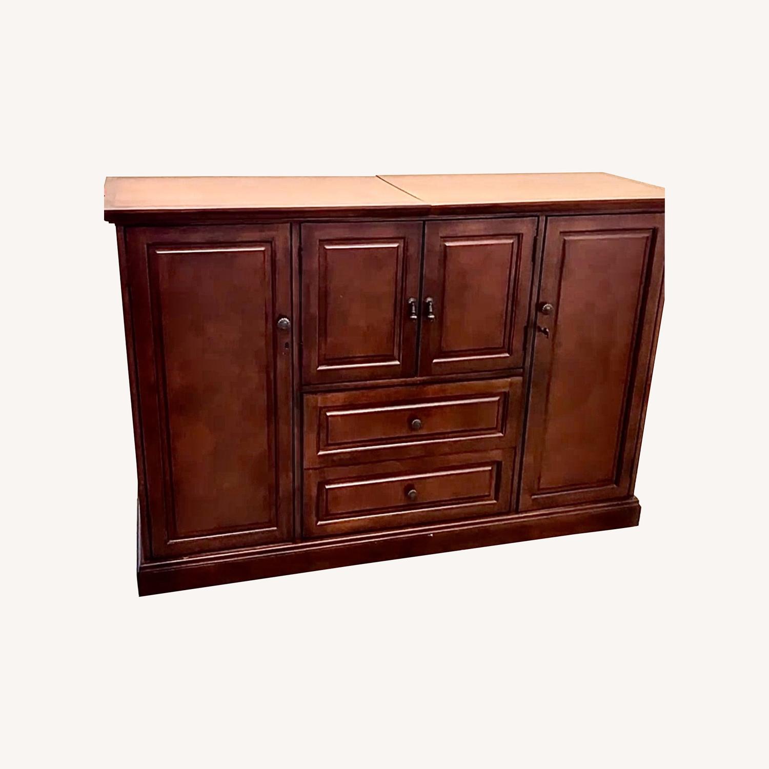Howard Miller Devino II Wine & Bar Cabinet Hide-A-Bar - image-0