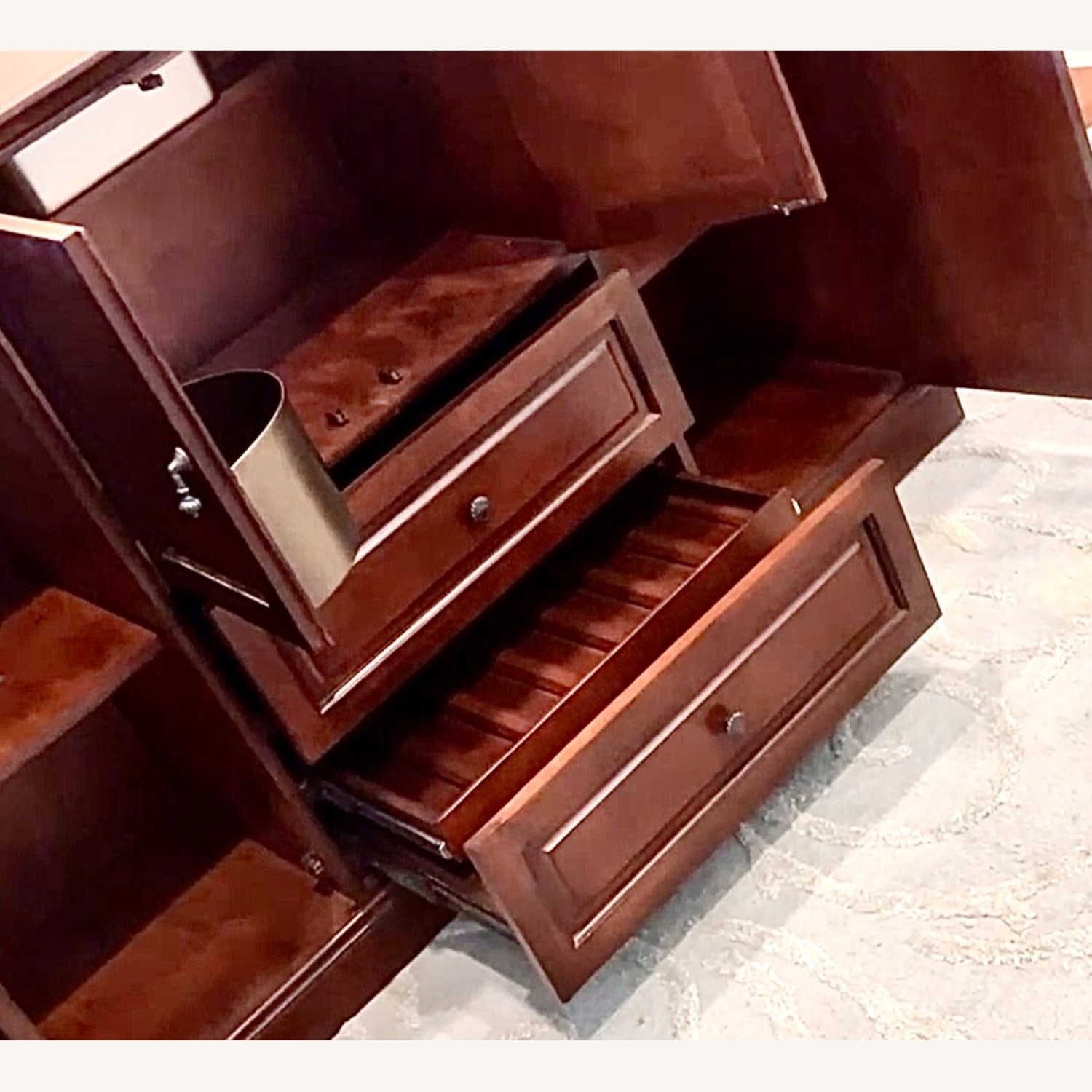 Howard Miller Devino II Wine & Bar Cabinet Hide-A-Bar - image-16