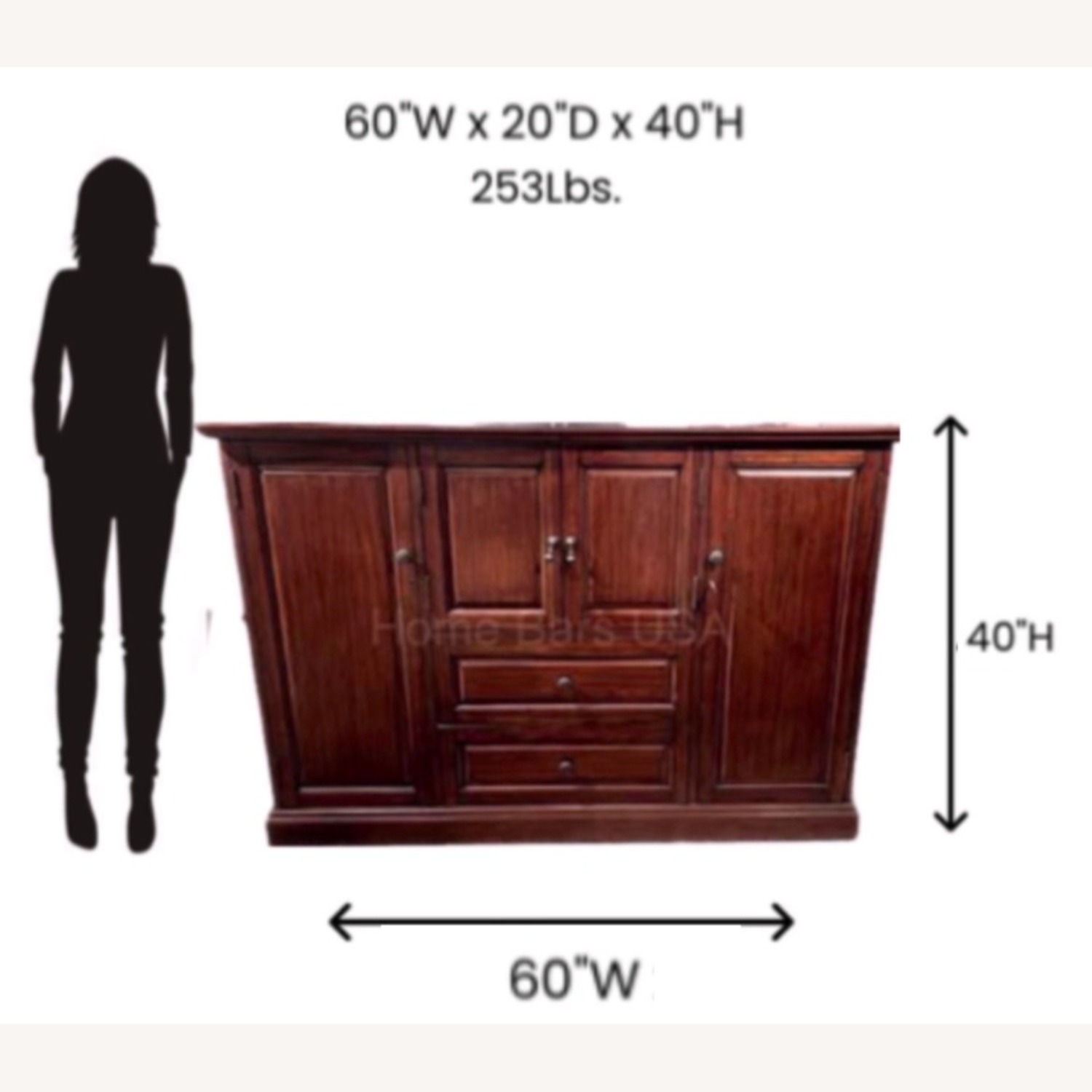 Howard Miller Devino II Wine & Bar Cabinet Hide-A-Bar - image-23