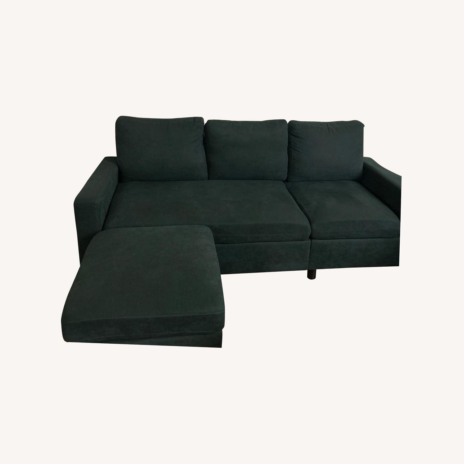 Wayfair Degnan Green Sofa - image-0