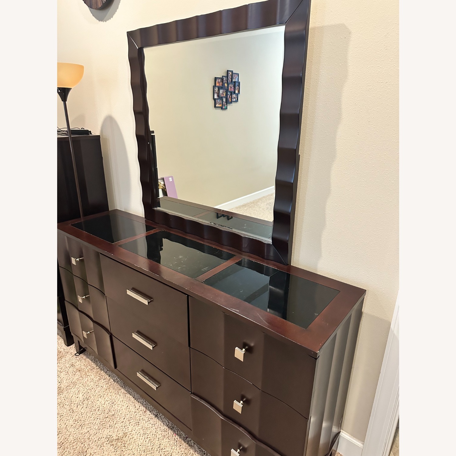 Rooms To Go Dark Brown Dresser - image-1