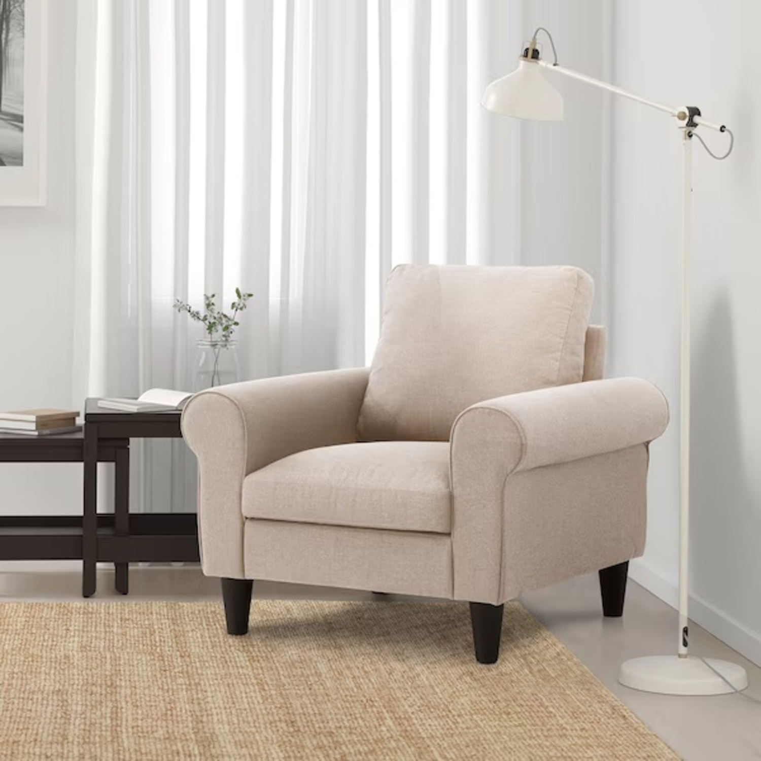 IKEA Gammalbyn Armchair with Ottoman - image-6