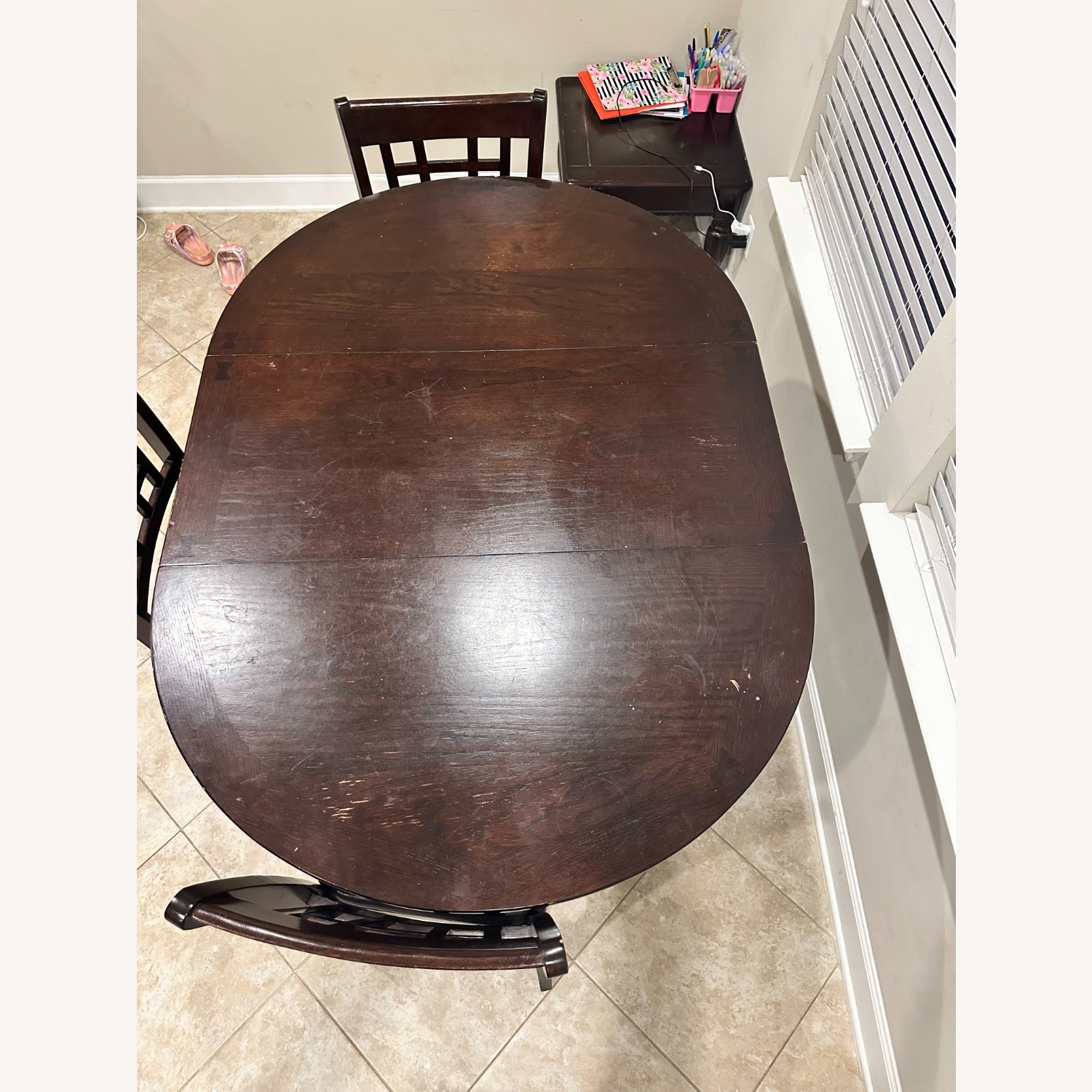 Coaster Fine 5 pc Counter Height Dining Table and Stools Set - image-2