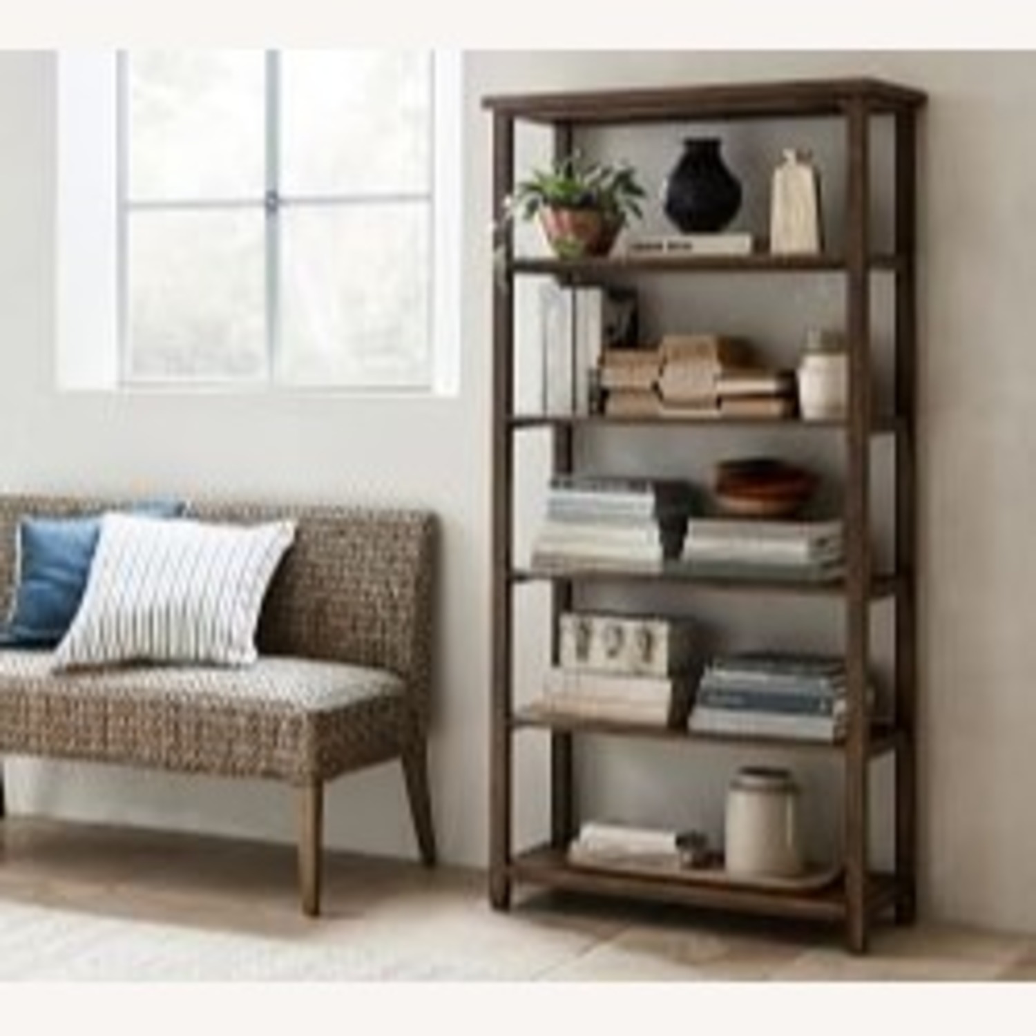 Pottery Barn Mateo 36" Wide Bookcase - image-1