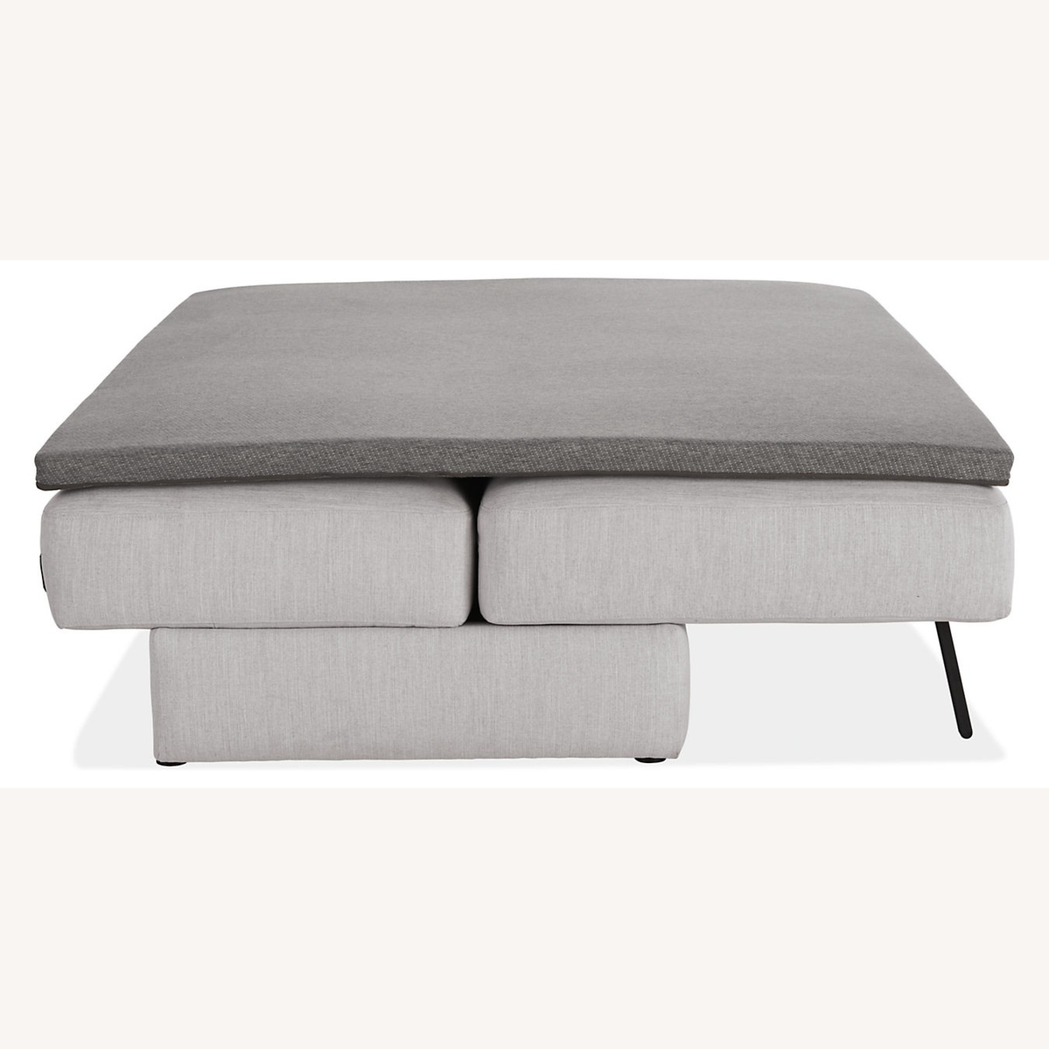 Room & Board Bruno 80" Convertible Sleeper Sofa in Ronan Grey - image-0