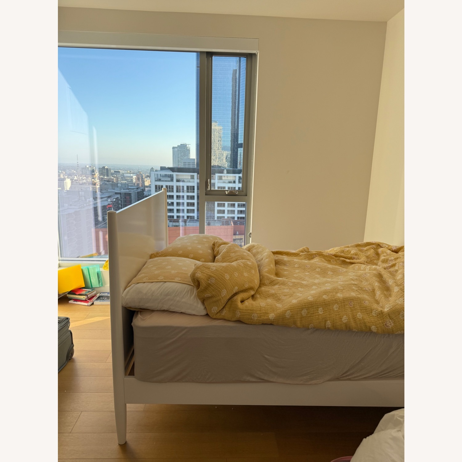 West Elm Mid-Century White Full Size - image-2