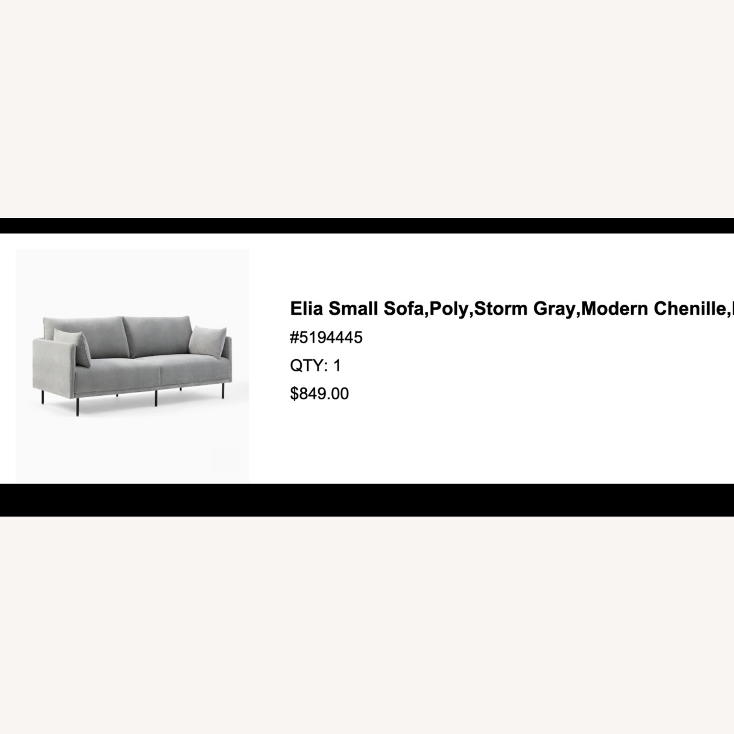 West Elm Elia Sofa - image-1