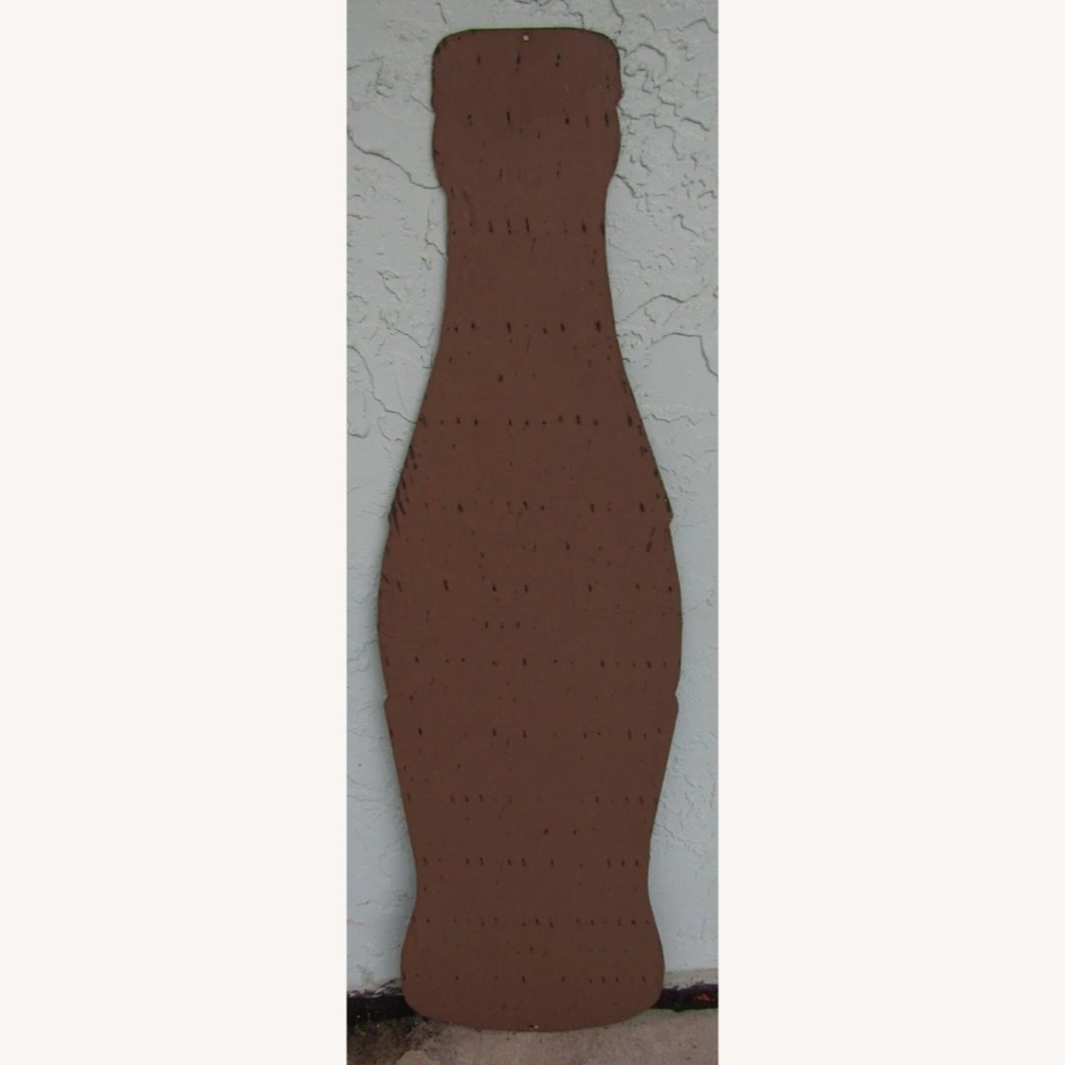 Rare Signed Ande Rooney Metal Coke Bottle 44" Tall - image-7