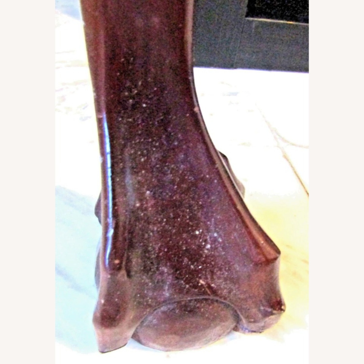 Mahogany Reproduction Chippendale Secretary Desk - image-5