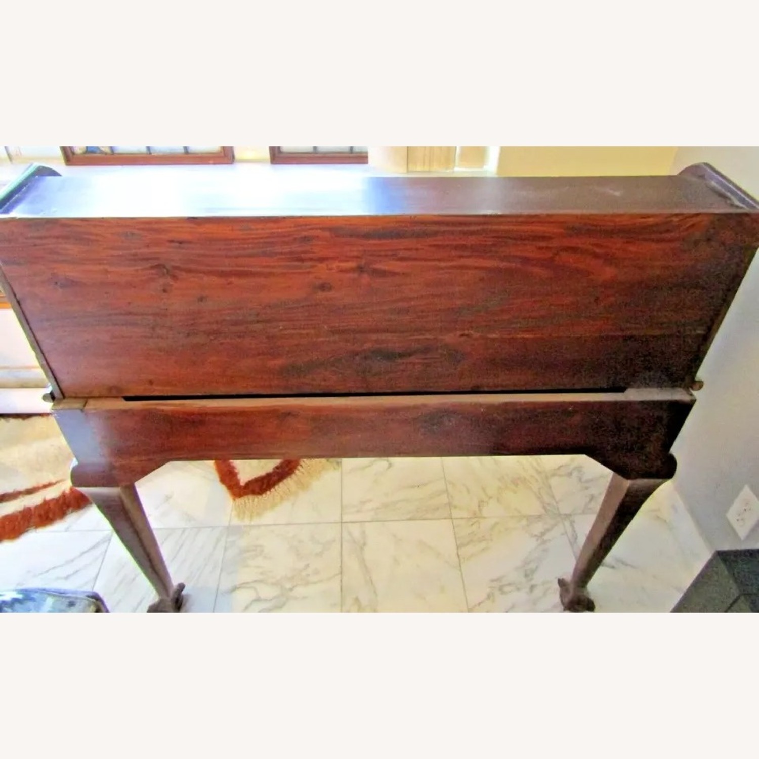 Mahogany Reproduction Chippendale Secretary Desk - image-17