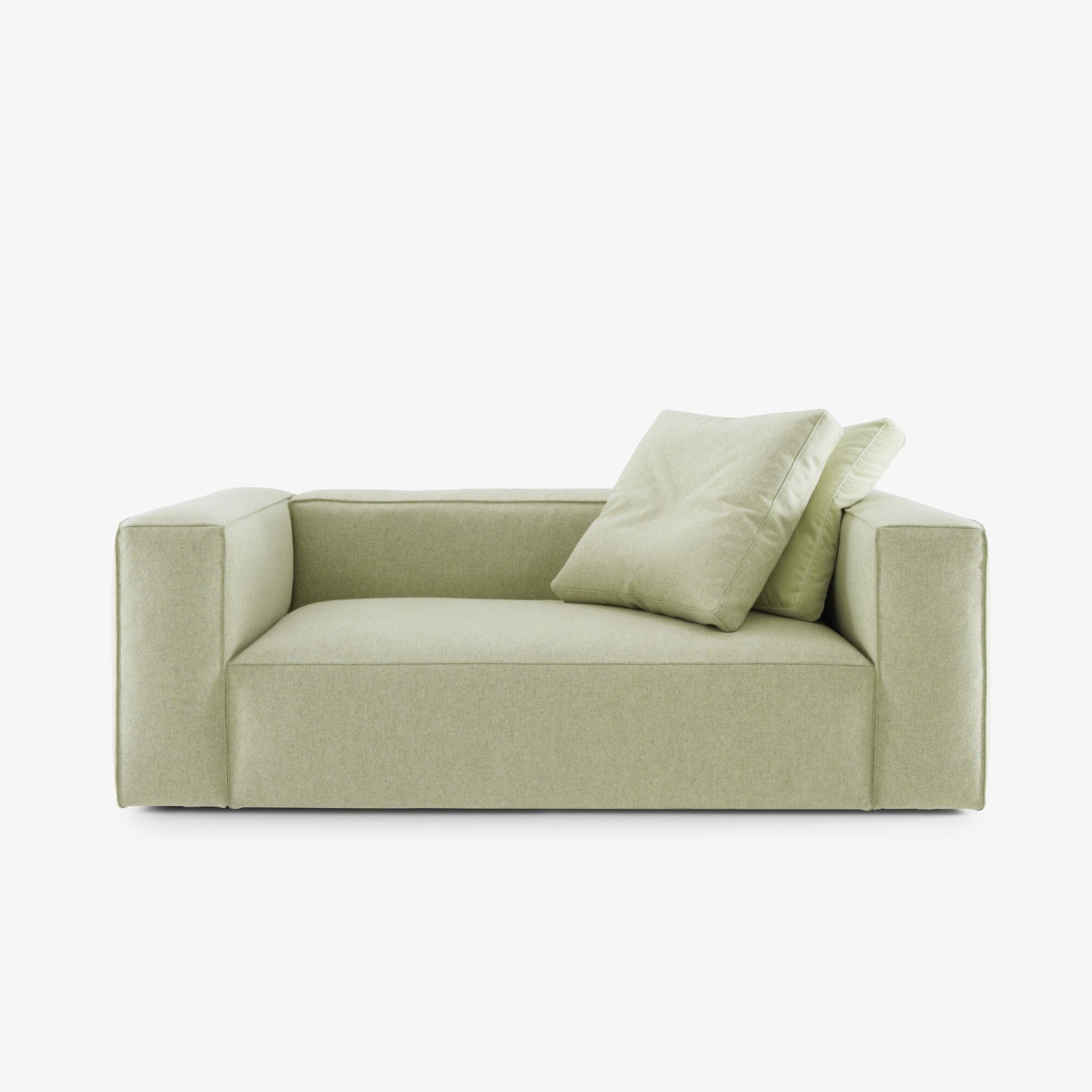 Ligne Roset Light Gray Low 3 Seater Sofa - image-4
