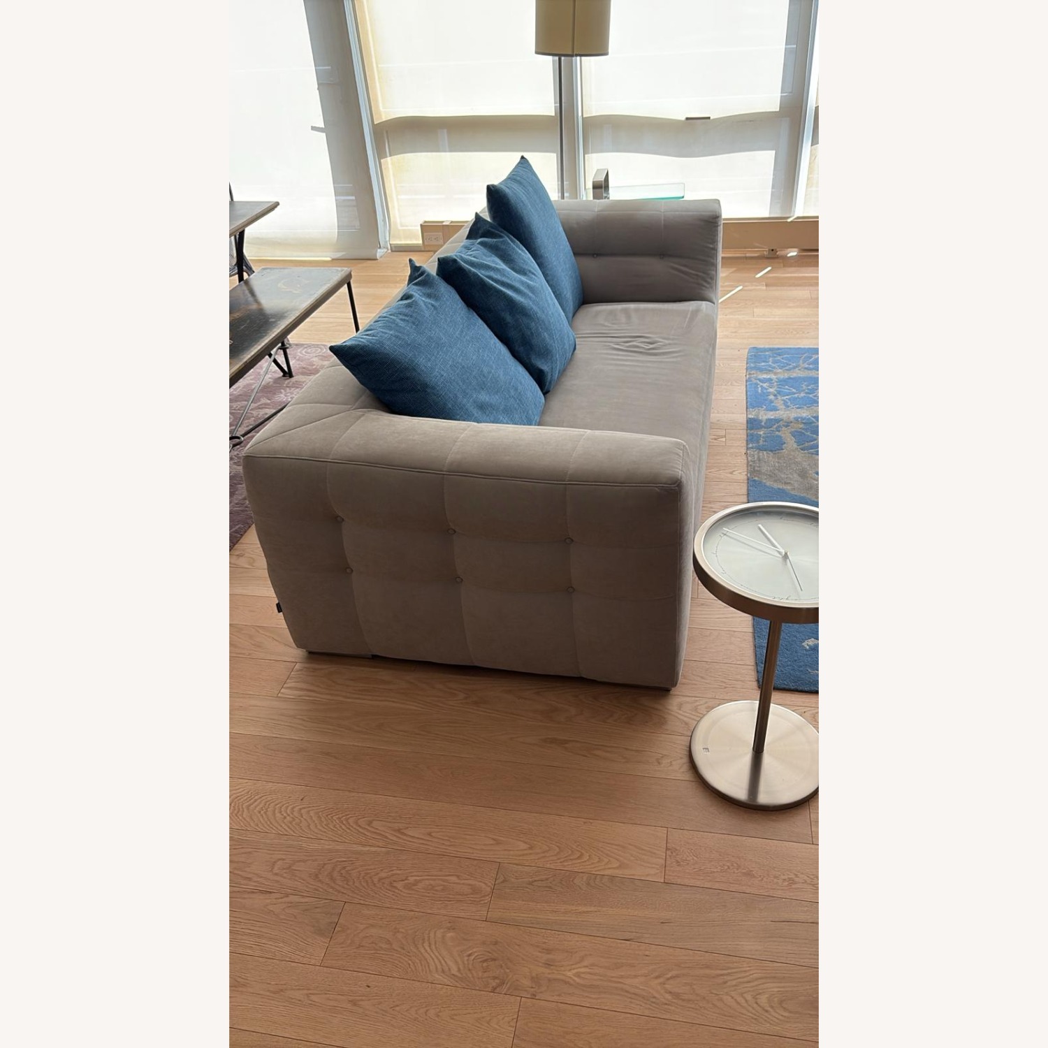 Ligne Roset Light Gray Low 3 Seater Sofa - image-3