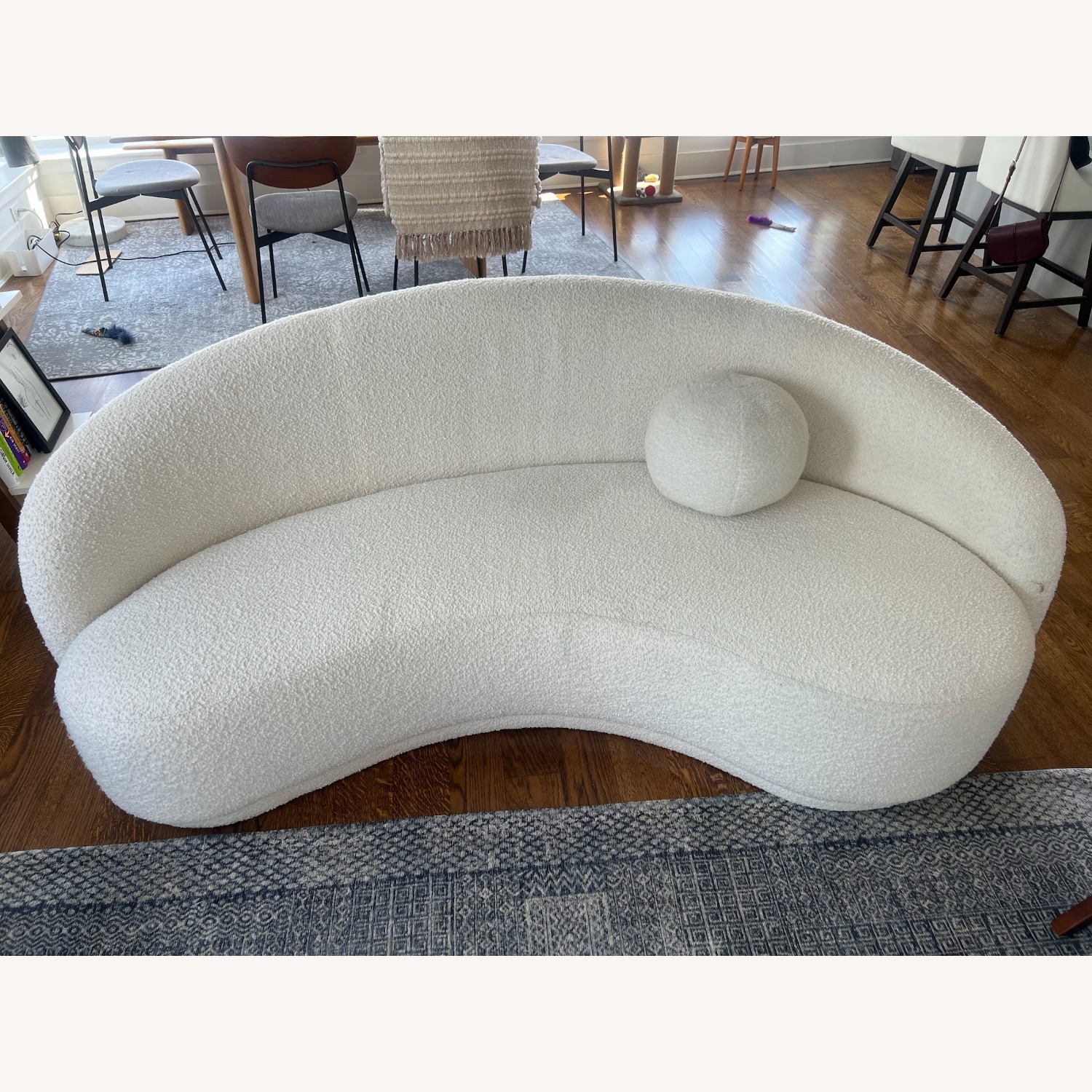 Dyphor Cream Boucle Courtney Sofa - image-2