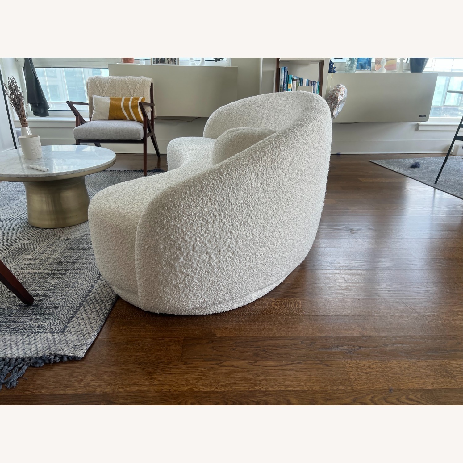 Dyphor Cream Boucle Courtney Sofa - image-3