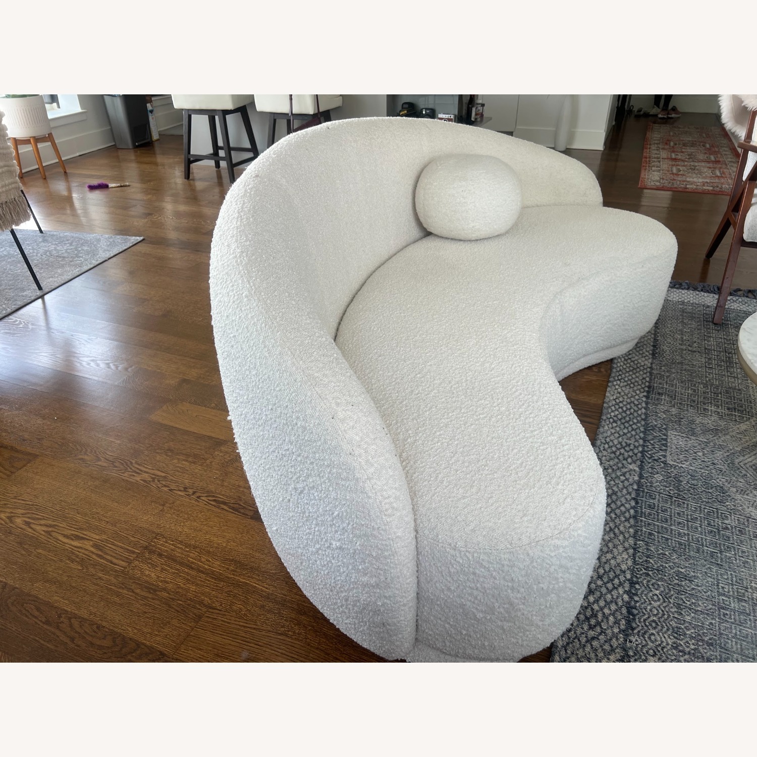 Dyphor Cream Boucle Courtney Sofa - image-4