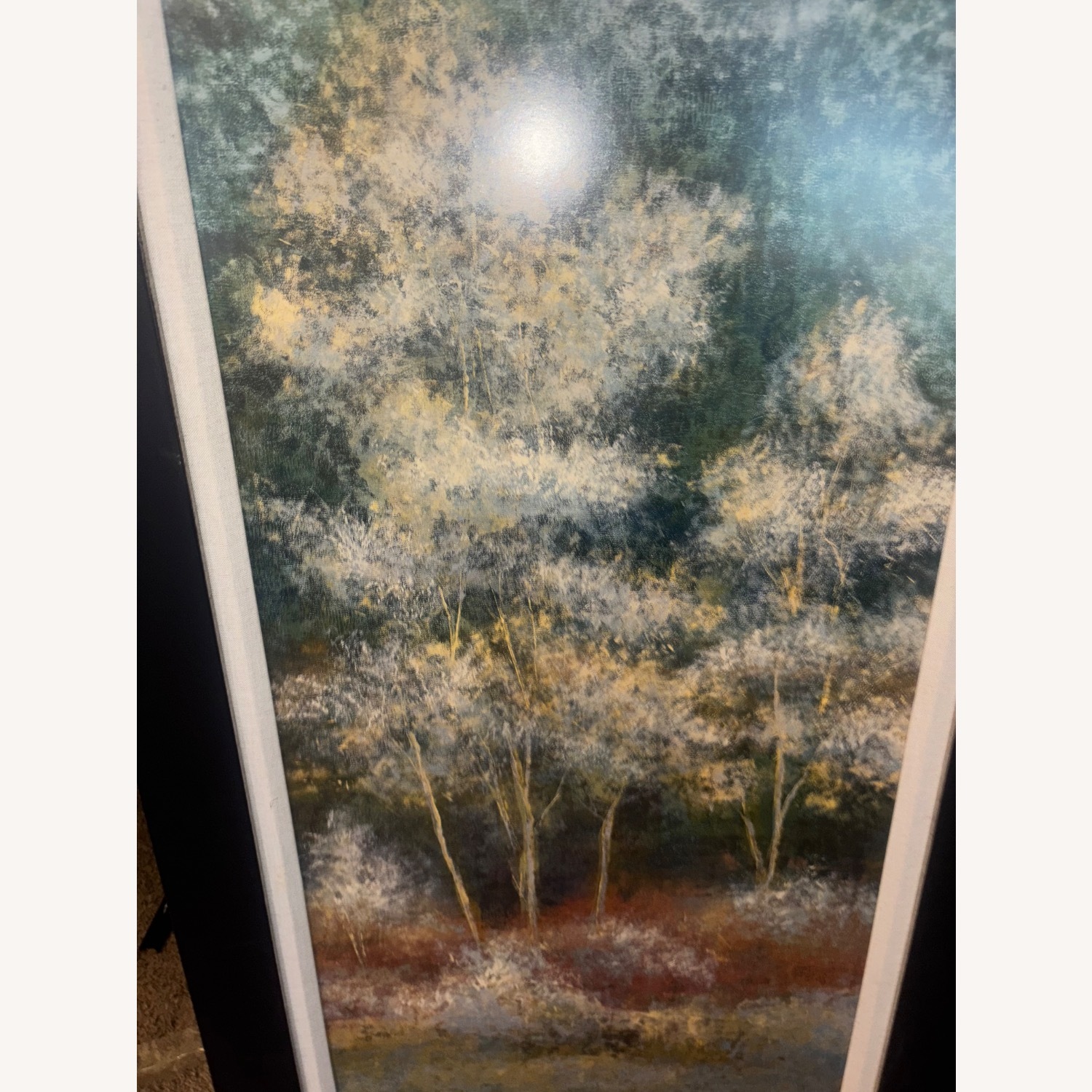 Crate & Barrel Set of Hanging/Free Standing Canvas Wall Art - image-5