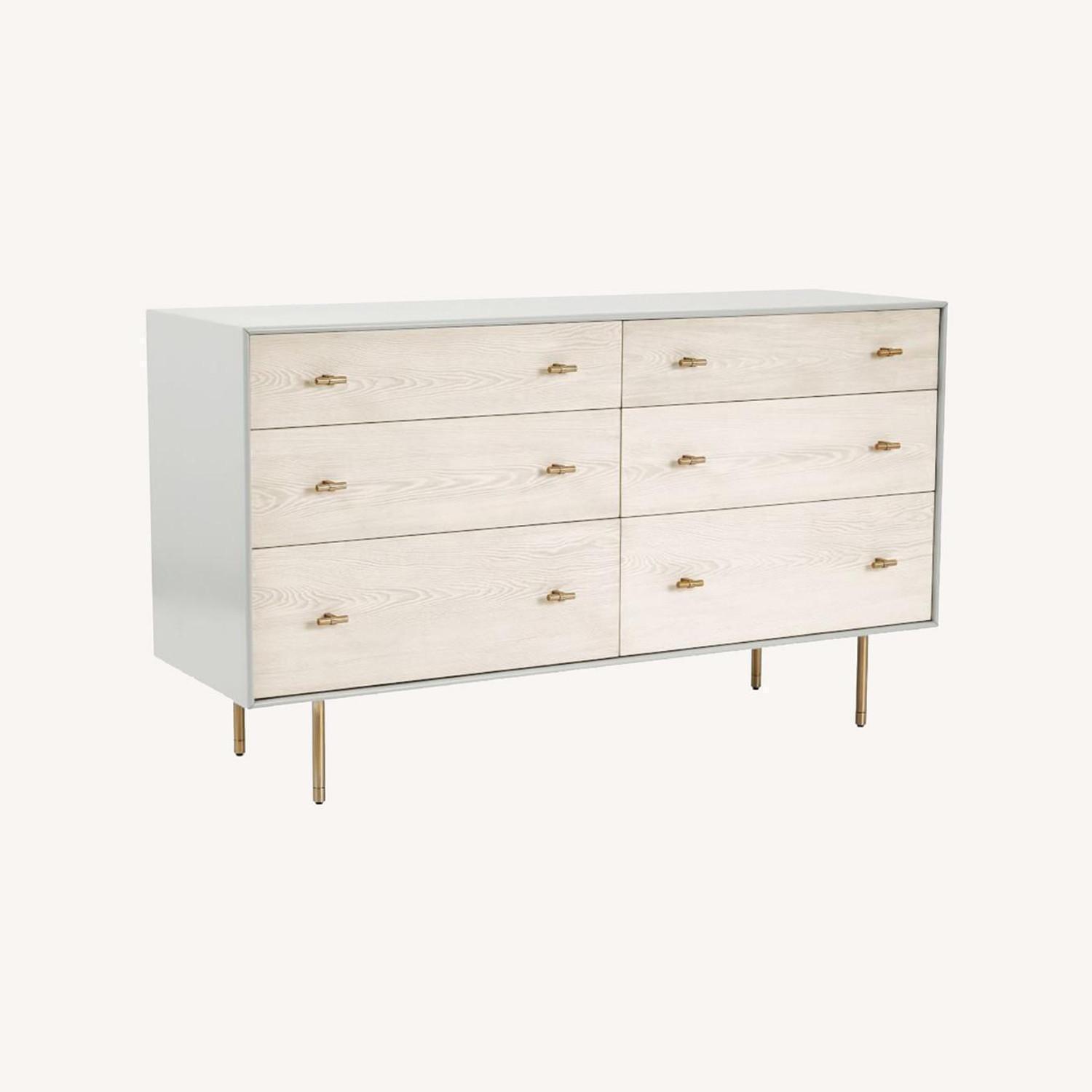 West Elm Modernist 6-Drawer Dresser - image-0