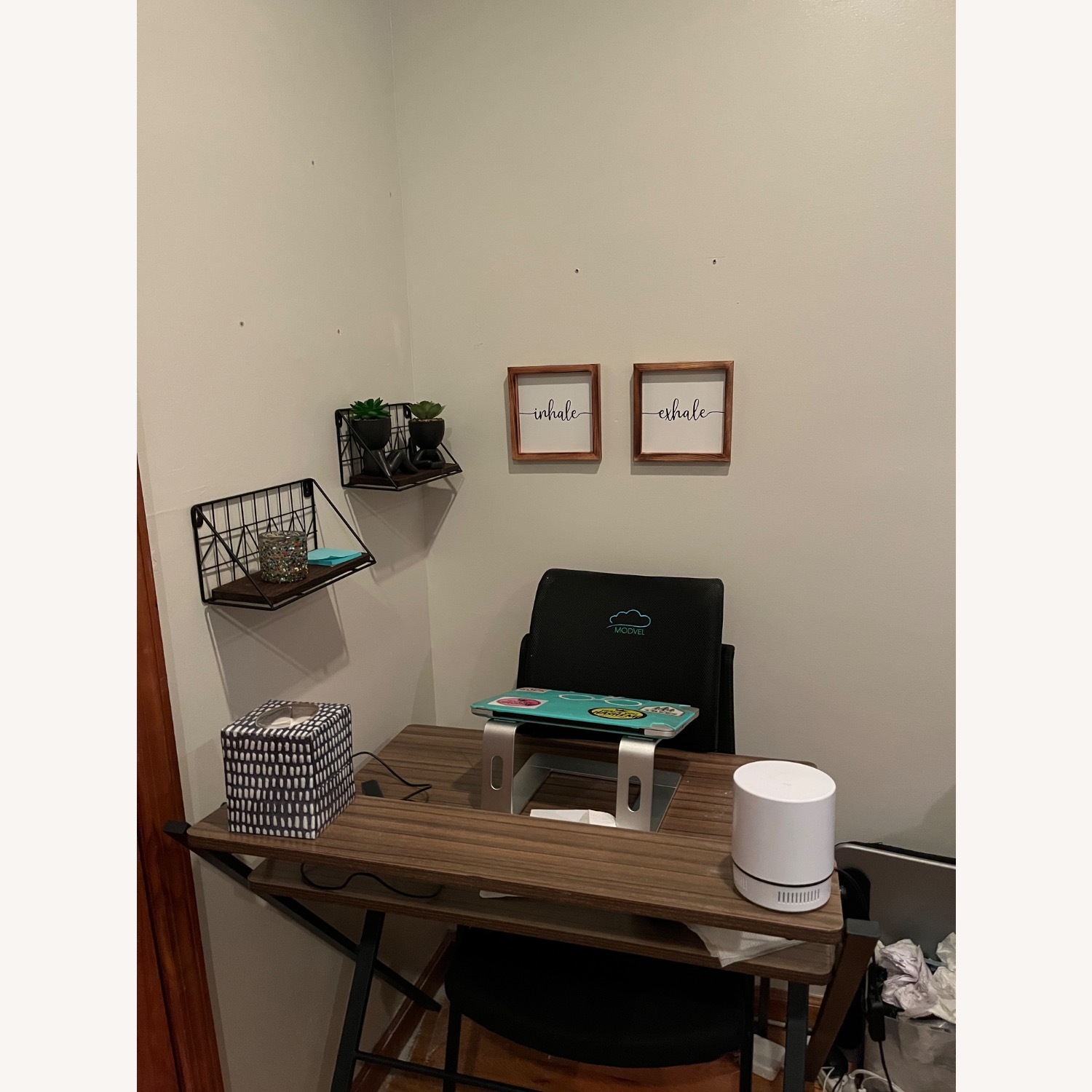 Office Padded Folding Chair with Arms - image-3