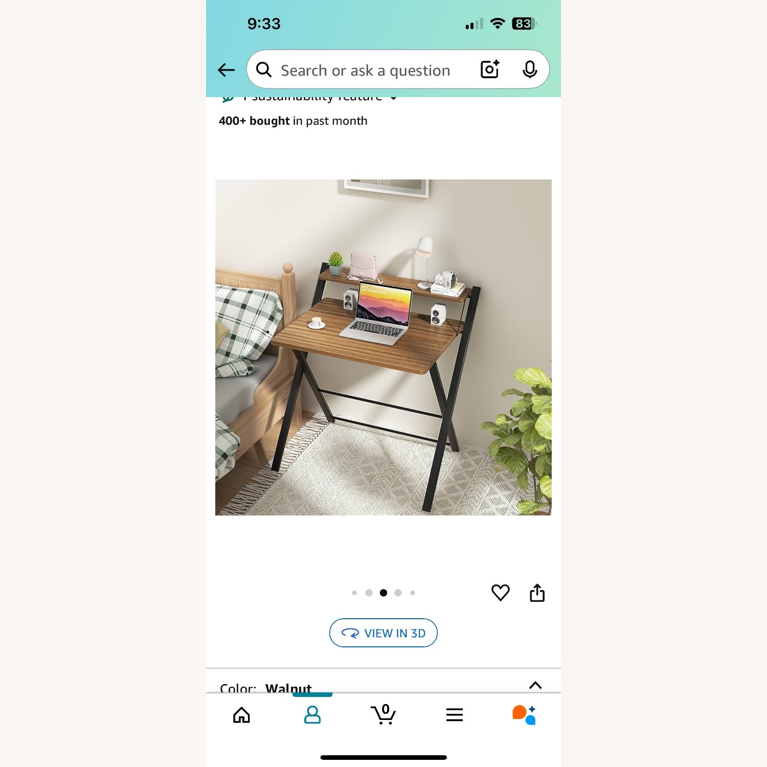 GreenForest Foldable Work Desk  - image-3