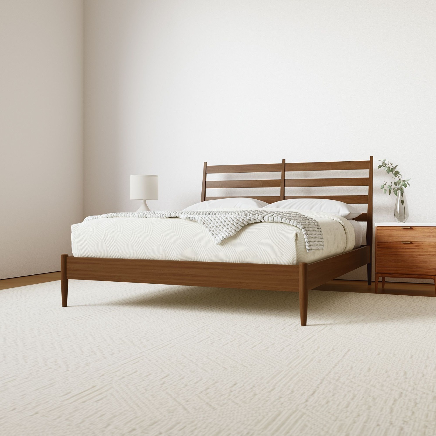 West Elm Arne Bed Queen Bed - image-1