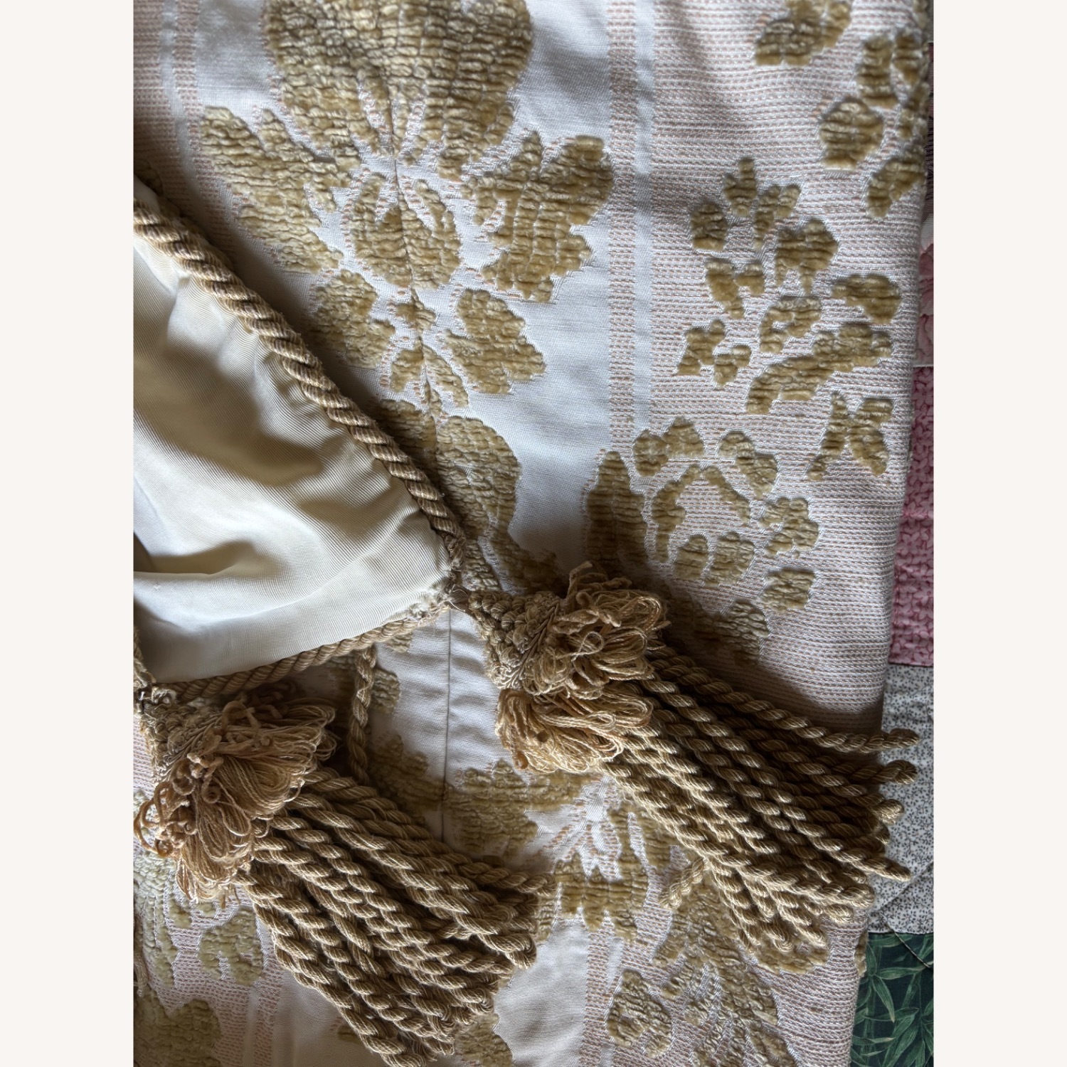 Queen Brocade Duvet with Matching Shams - image-1