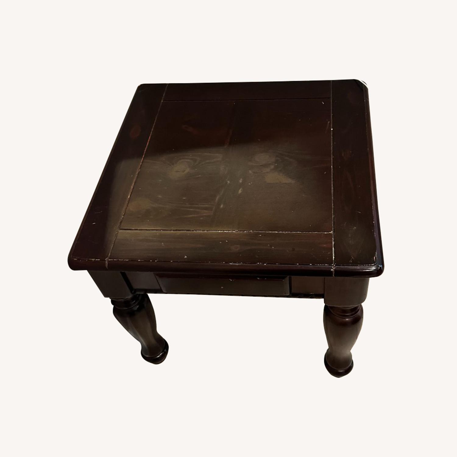 3 Side Tables (1 Long and 2 Square) - image-0