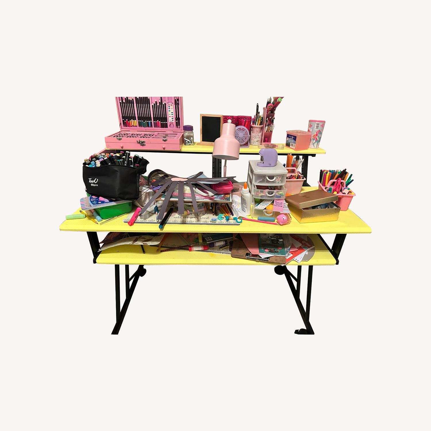 Yellow Study Table - image-0