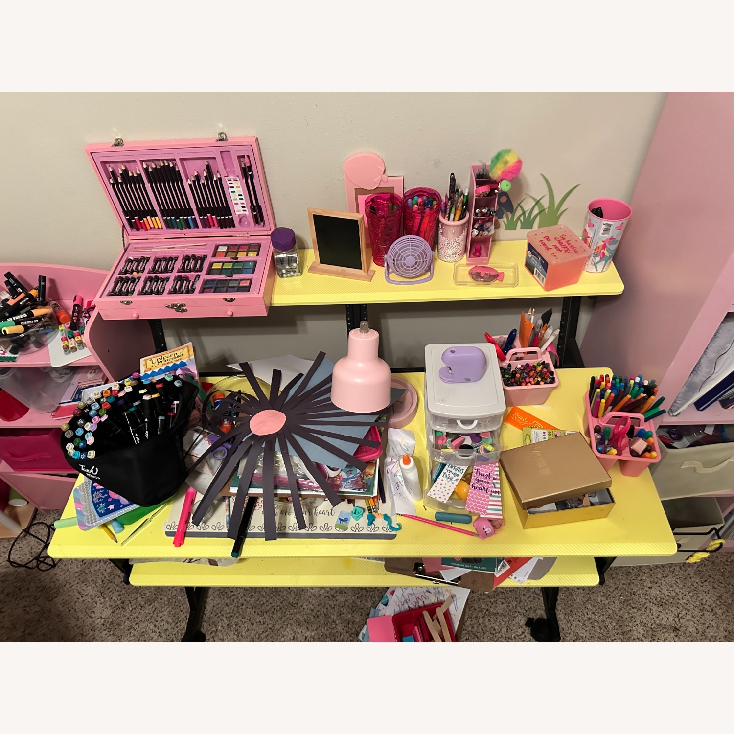 Yellow Study Table - image-1