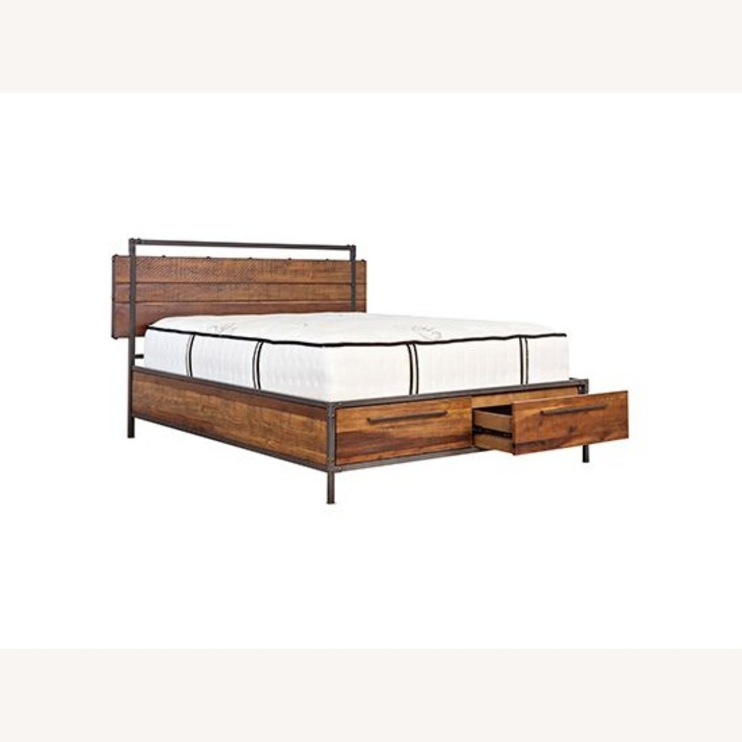 Queen Wooden Bed Frame W Storage - image-2