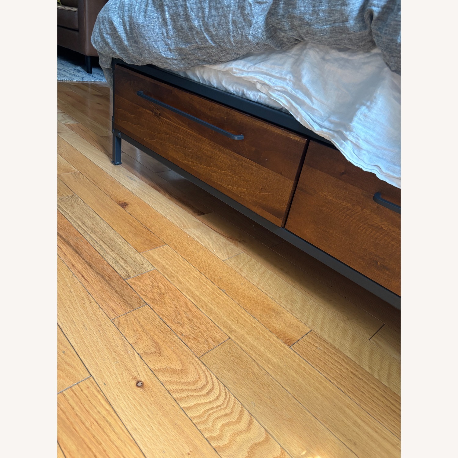 Queen Wooden Bed Frame W Storage - image-4