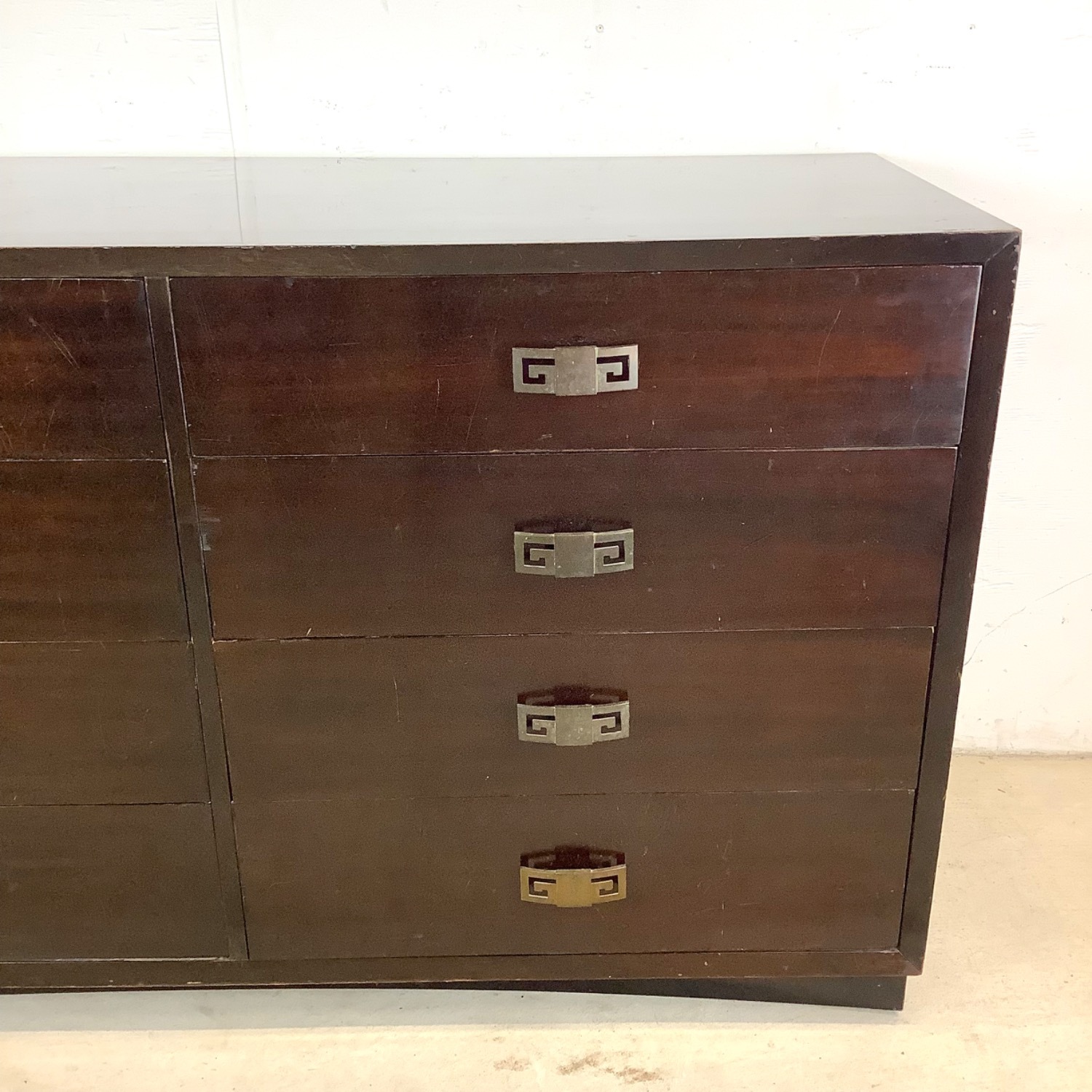 Vintage Eight Drawer Mahogany Dresser - image-2