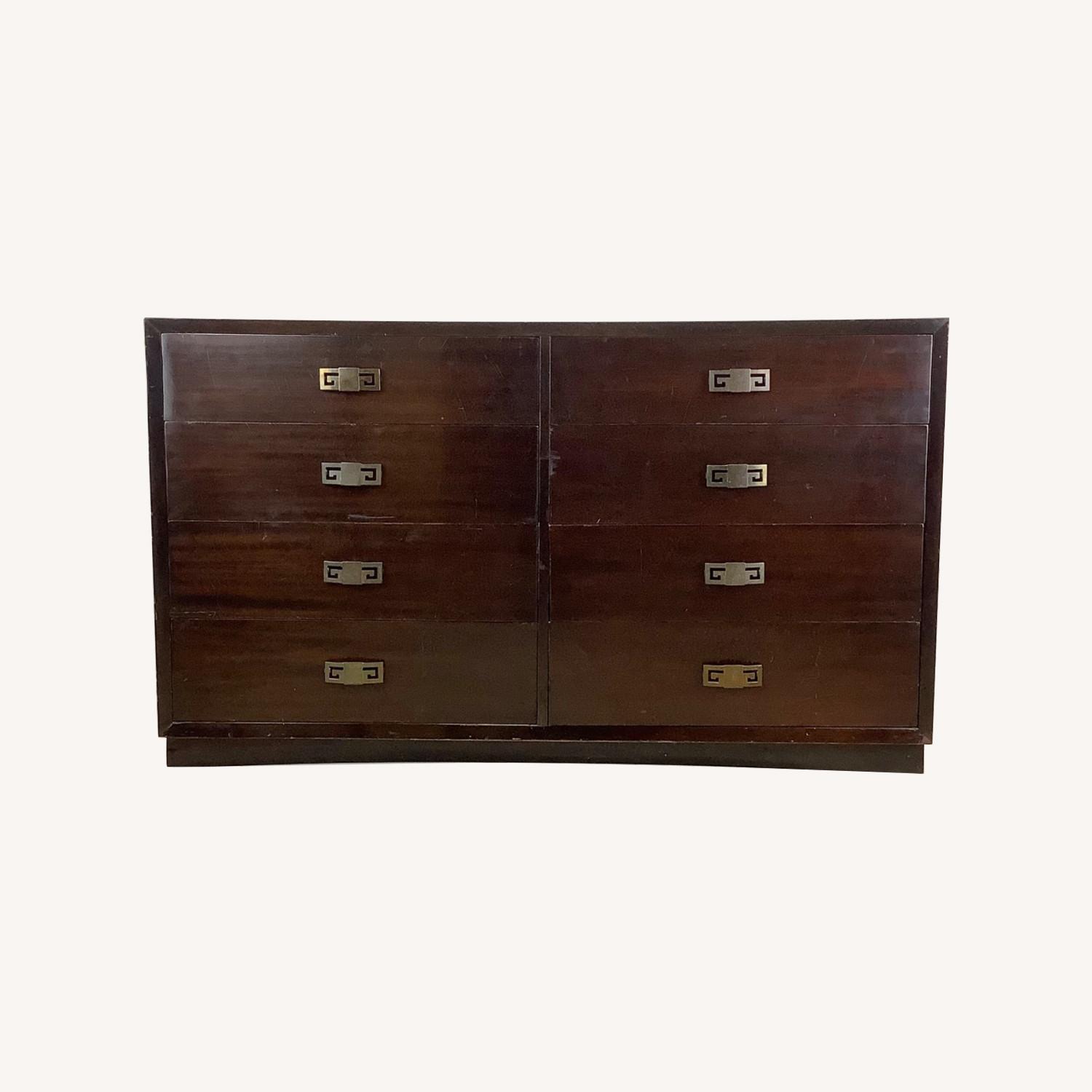 Vintage Eight Drawer Mahogany Dresser - image-0
