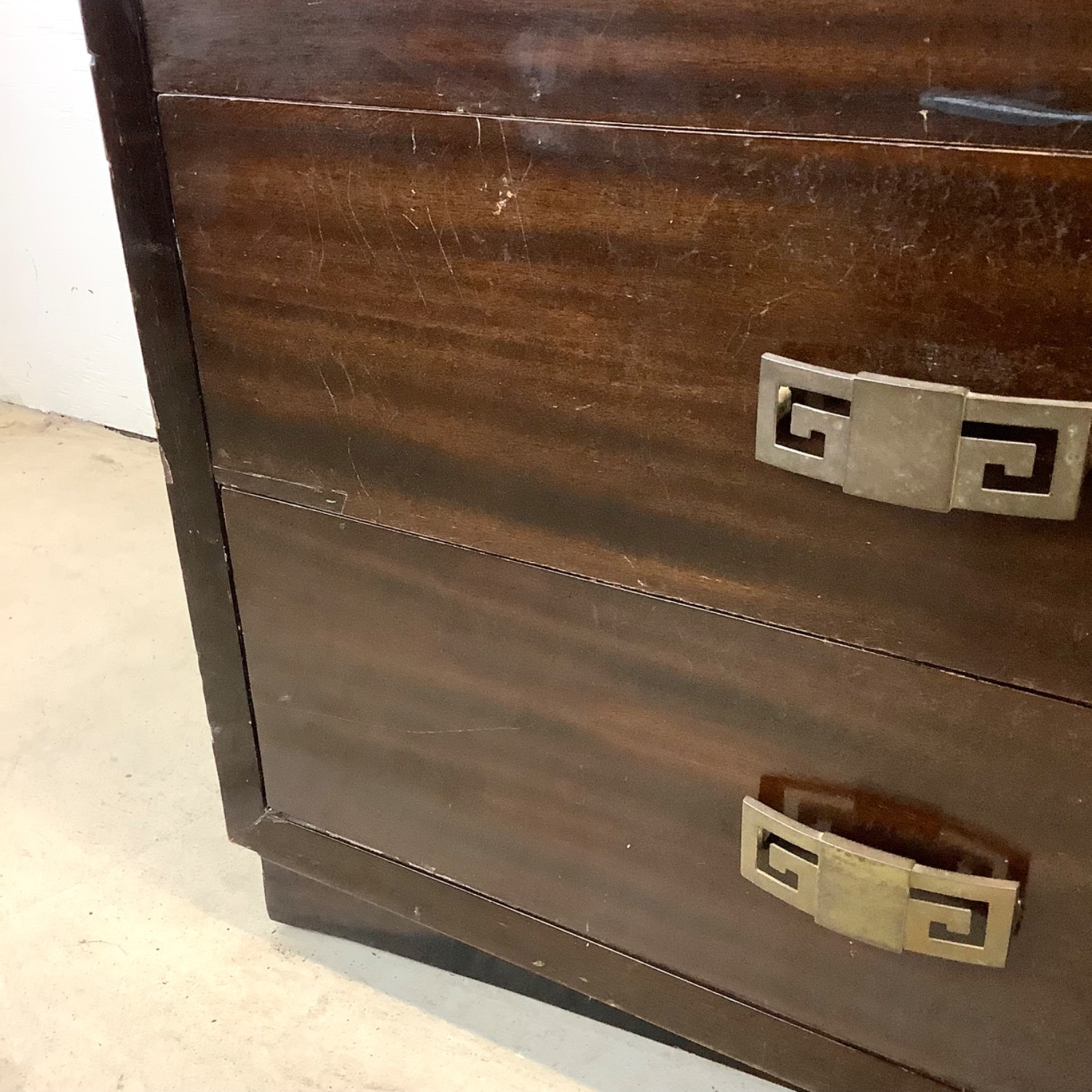 Vintage Eight Drawer Mahogany Dresser - image-6