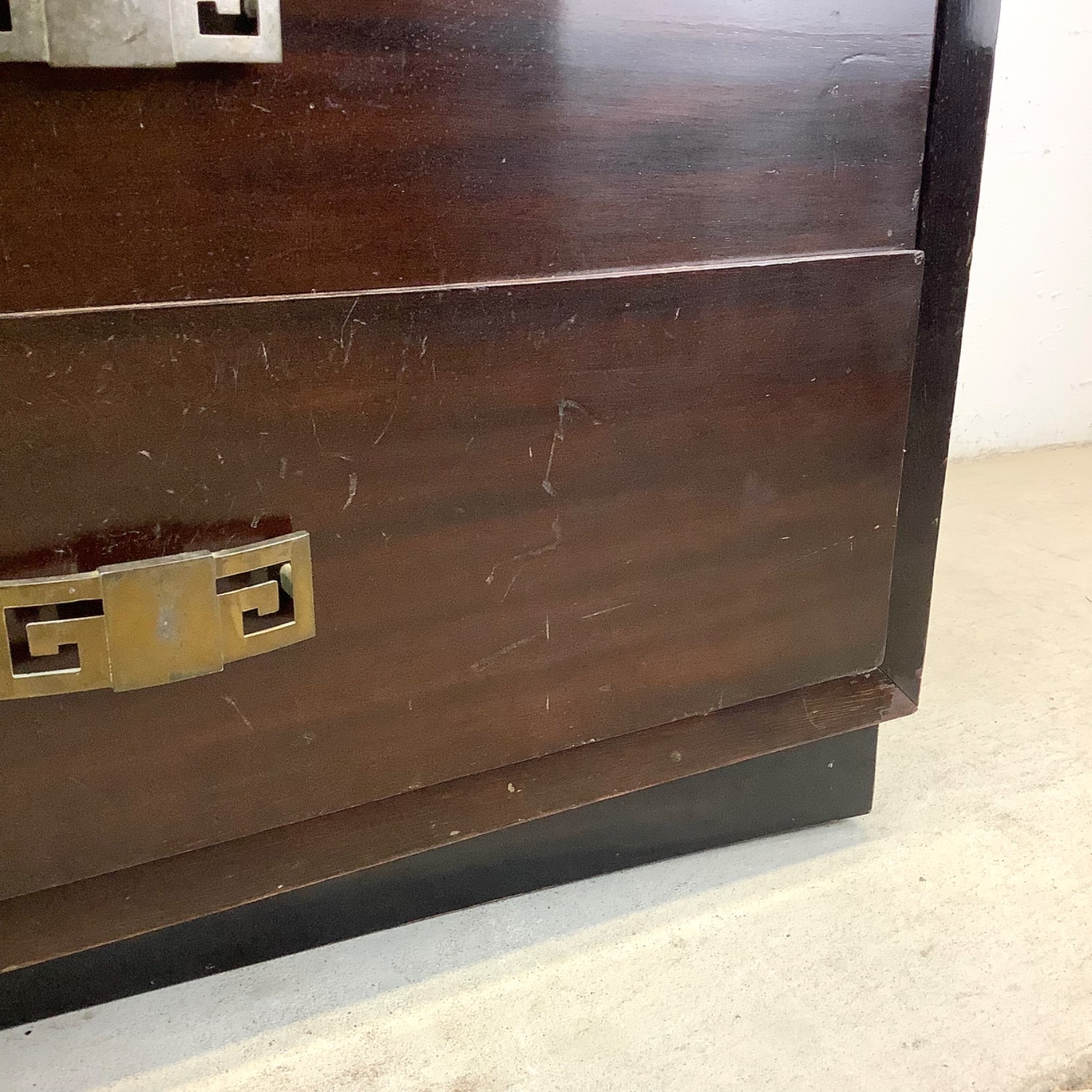 Vintage Eight Drawer Mahogany Dresser - image-7