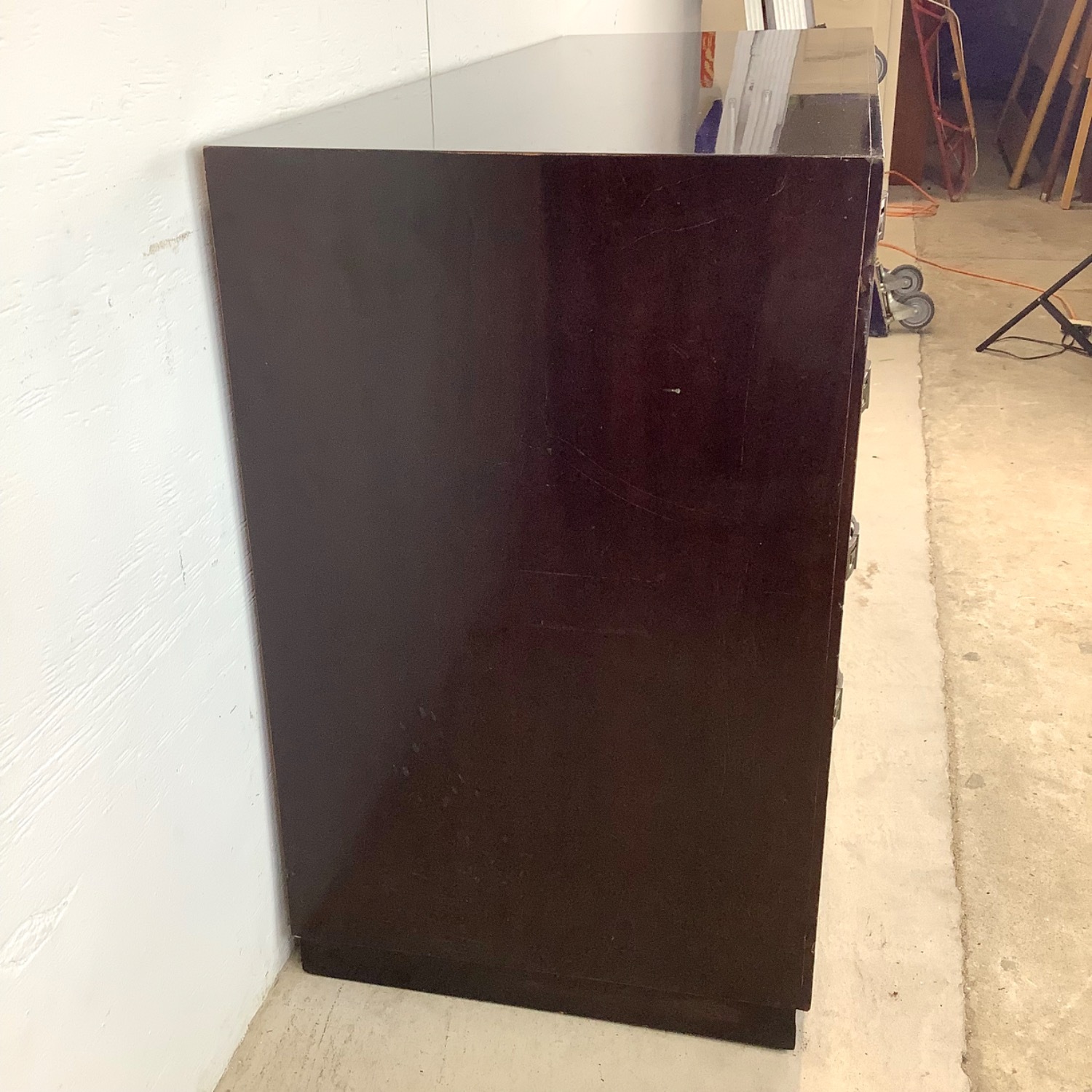 Vintage Eight Drawer Mahogany Dresser - image-9