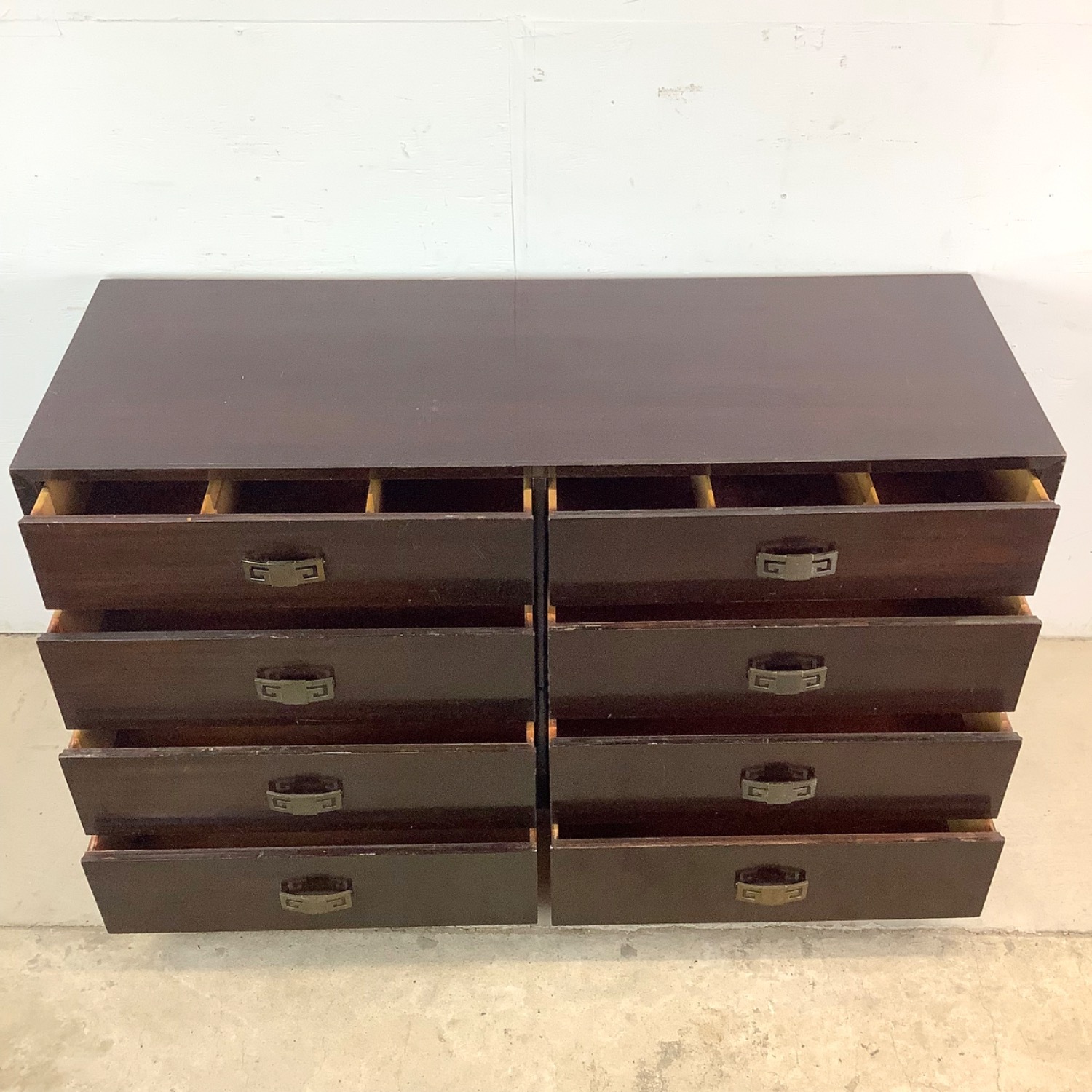 Vintage Eight Drawer Mahogany Dresser - image-4