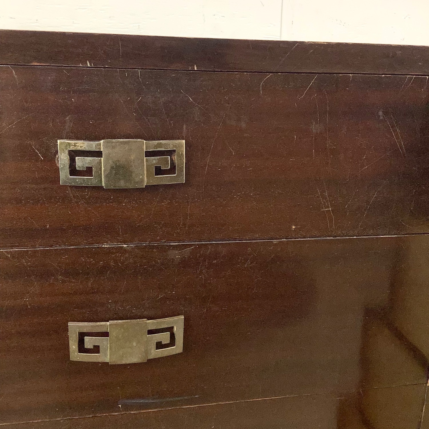 Vintage Eight Drawer Mahogany Dresser - image-8