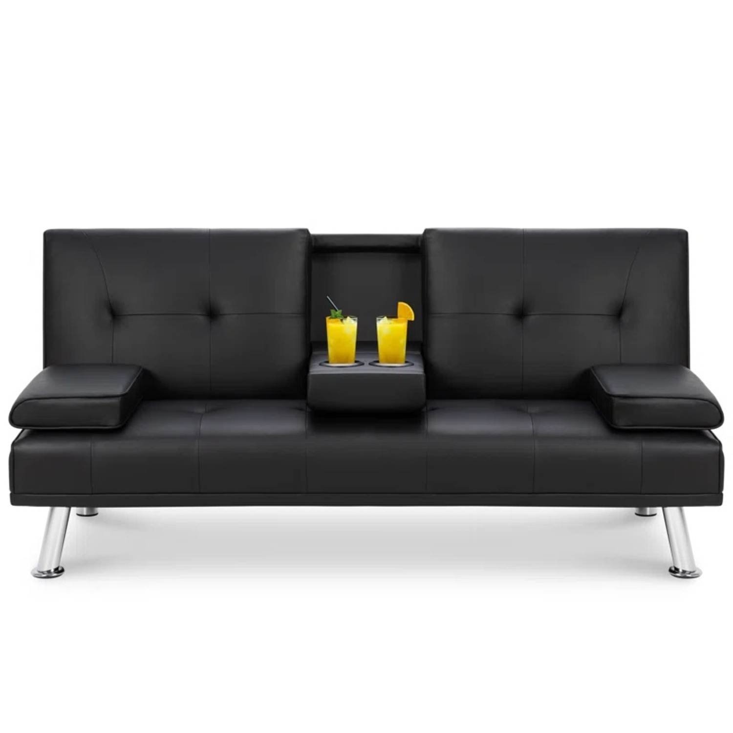 Advait Twin 65.35" Split Back Convertible Sofa - image-4