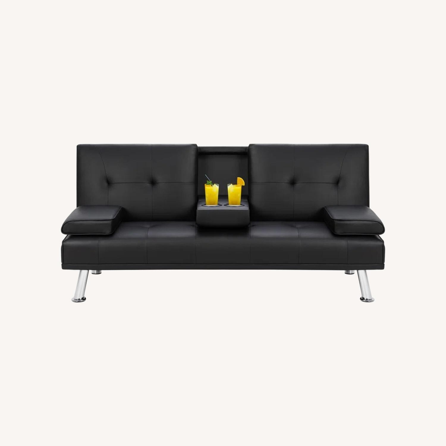 Advait Twin 65.35" Split Back Convertible Sofa - image-0