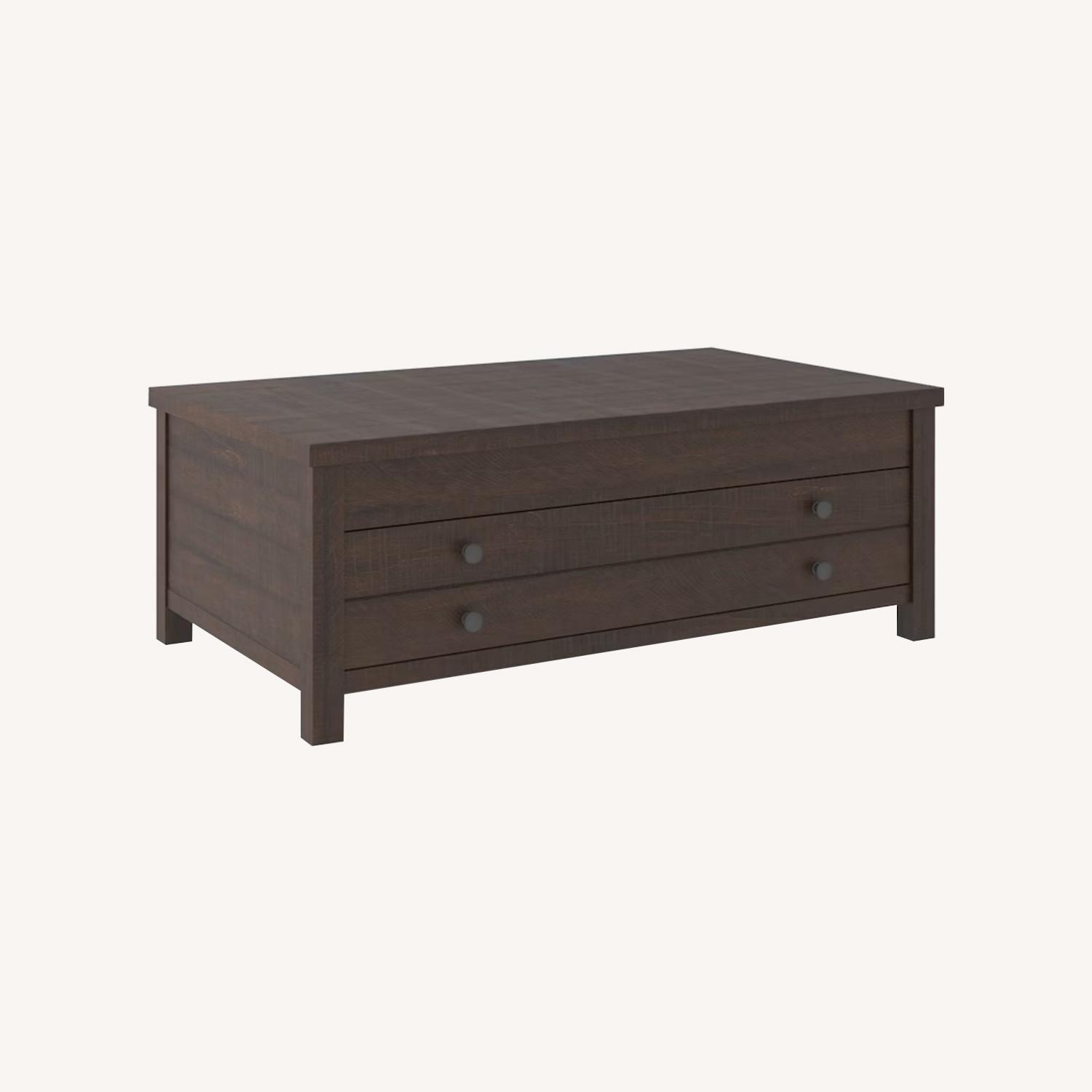 Lift-Top Coffee Table and Storage - image-0