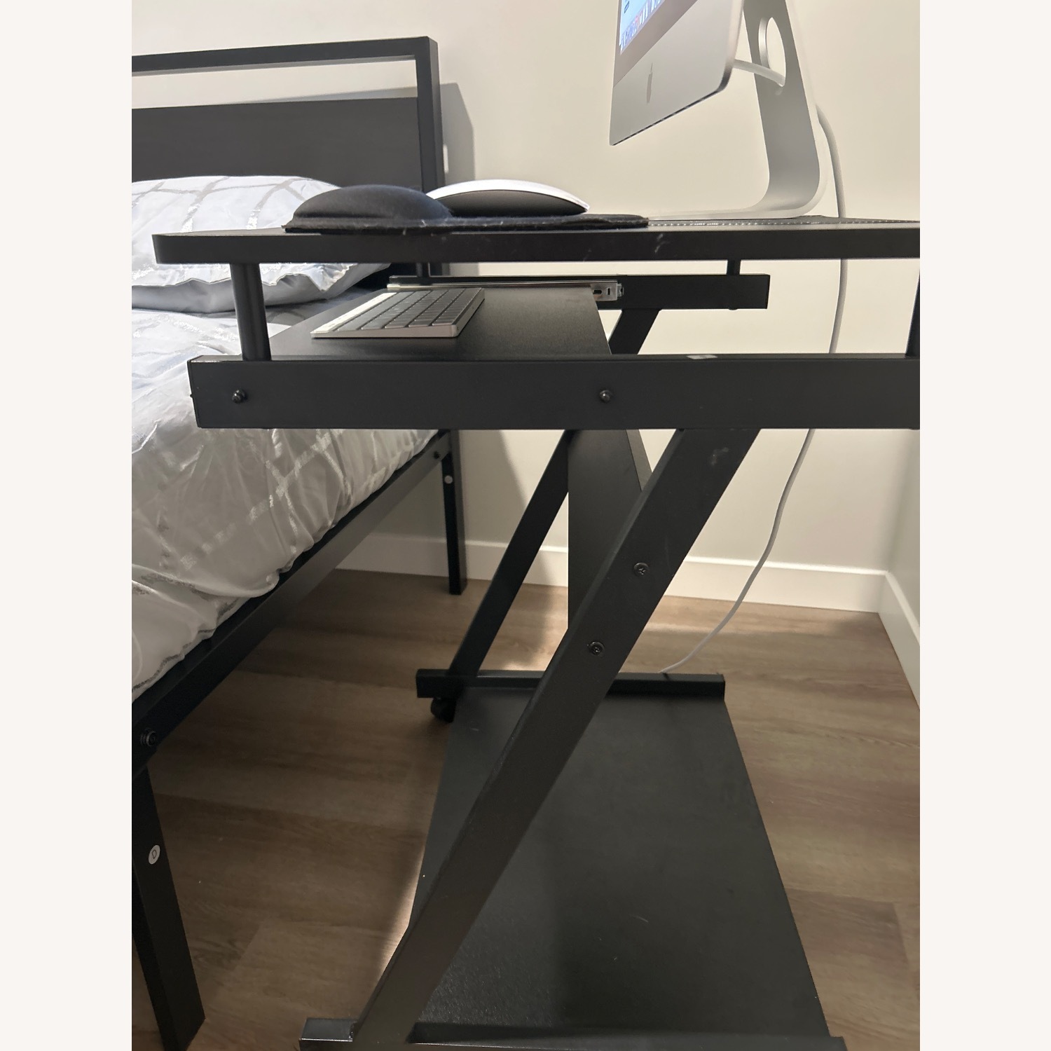 Small Computer Desk on Wheels - image-3