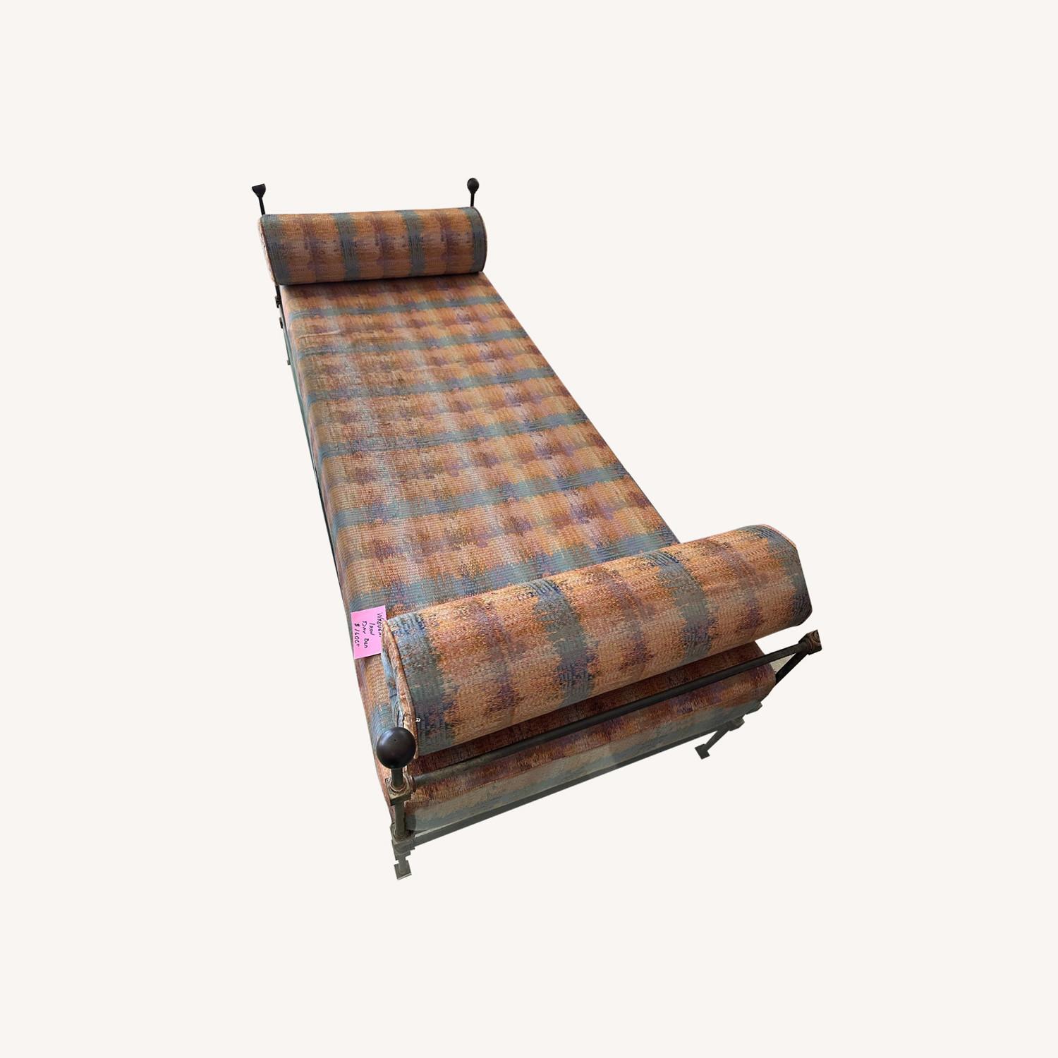 Vintage Mercato Interiors Wrought Iron Day Bed - image-0
