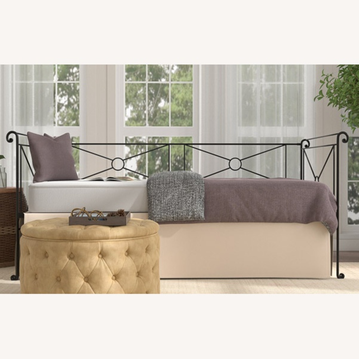 Charles P. Rogers Campaign Iron Daybed - image-4
