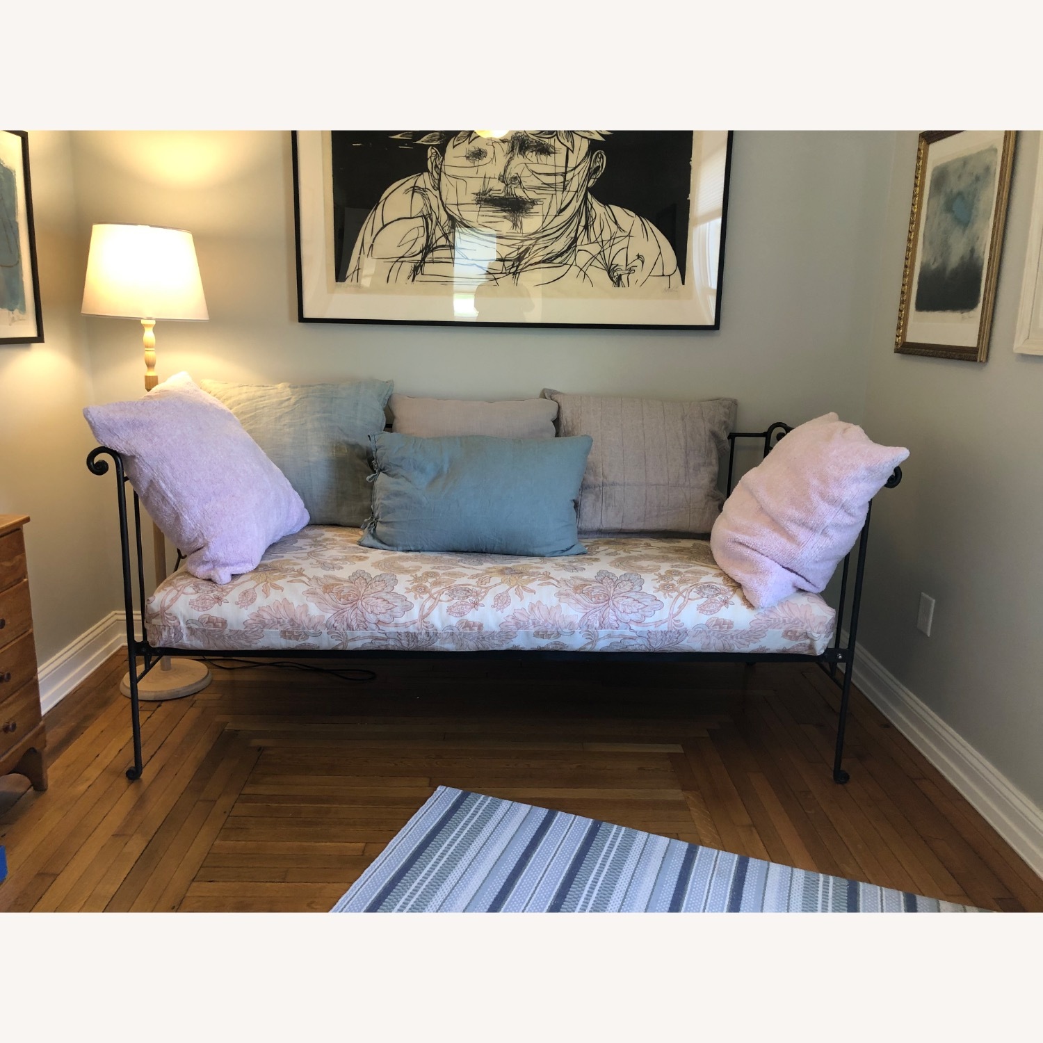 Charles P. Rogers Campaign Iron Daybed - image-1