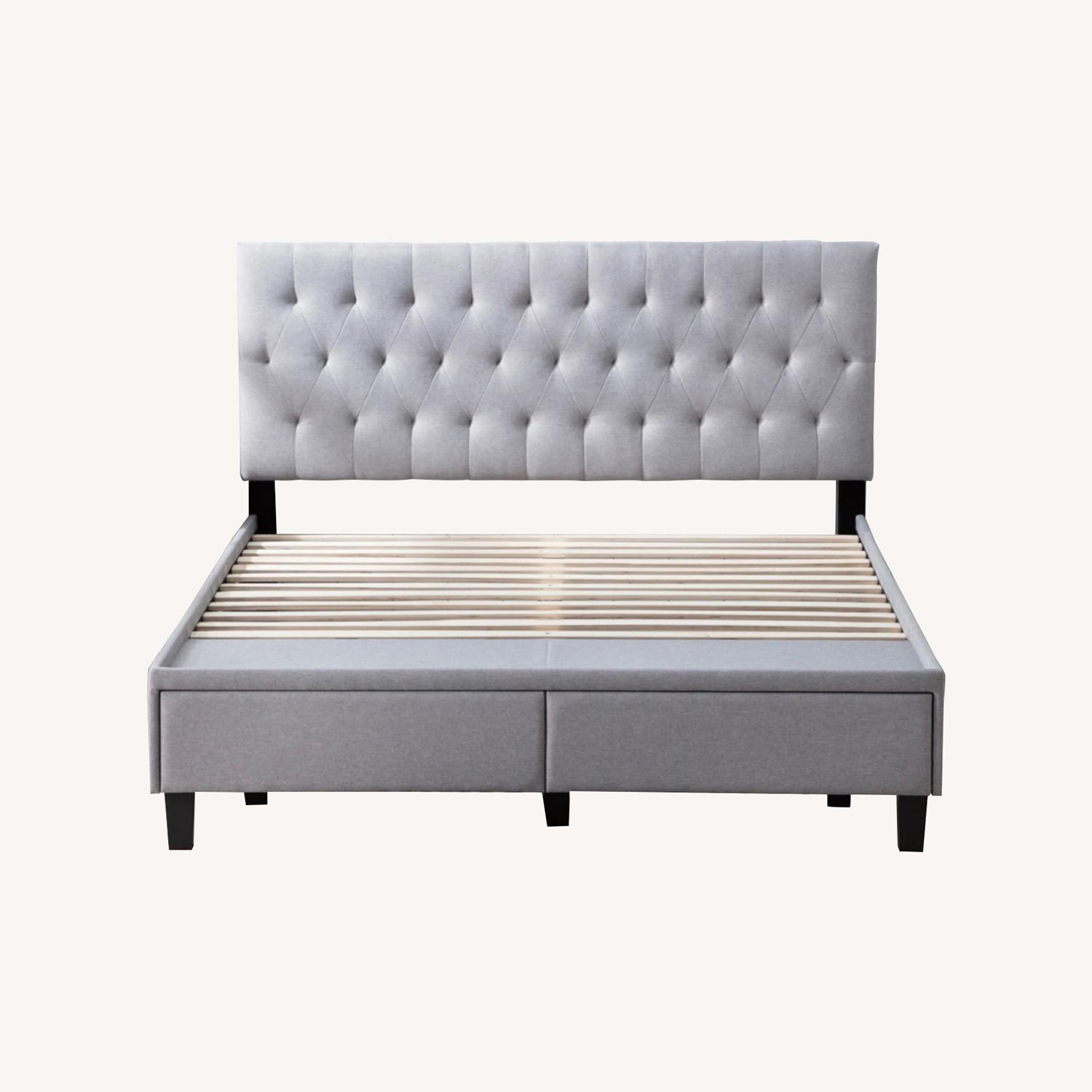 Wayfair Tufted Upholstered Storage Platform Full Size Bed - image-0
