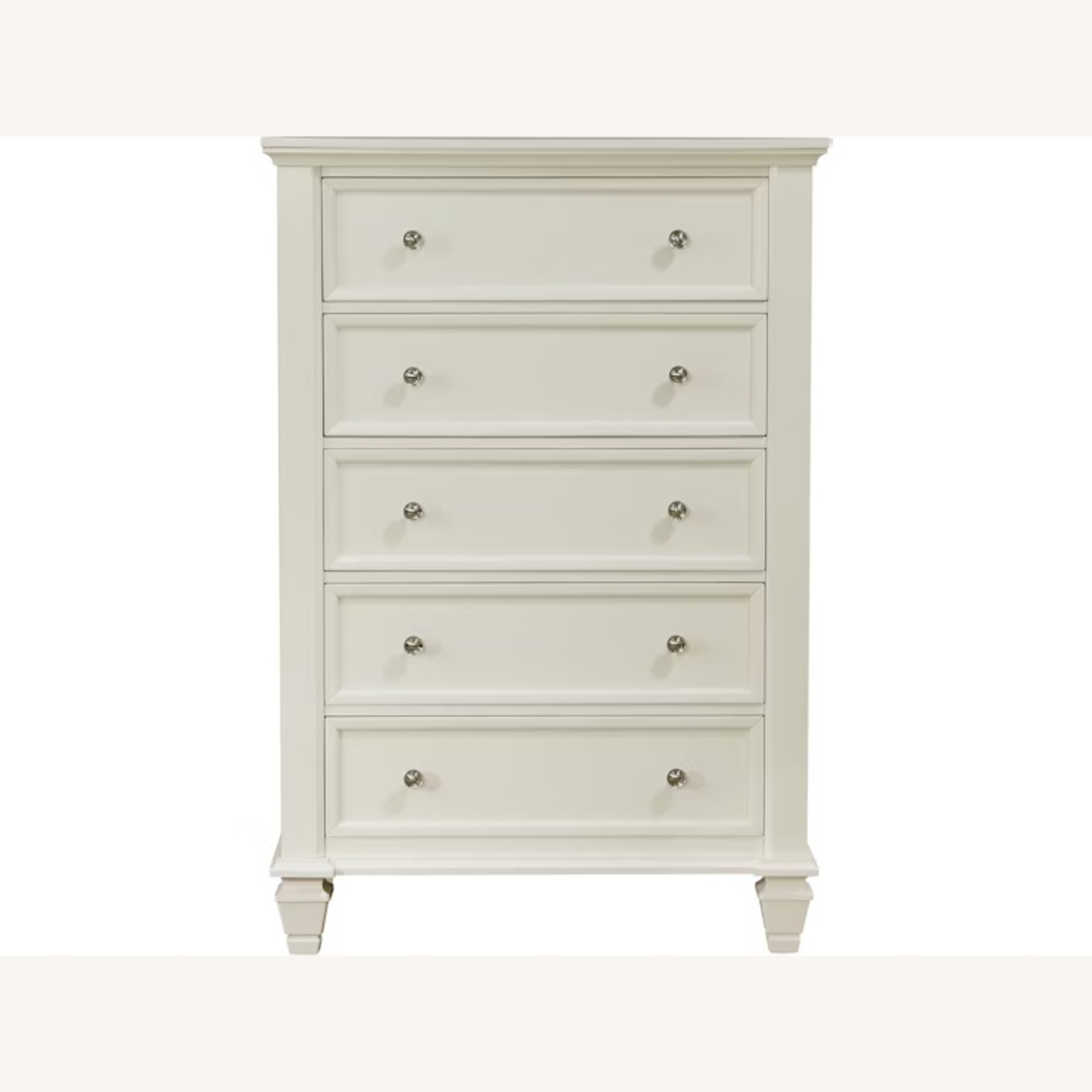 Sandy Beach Coastal Wood 5-drawer Bedroom Chest - image-5