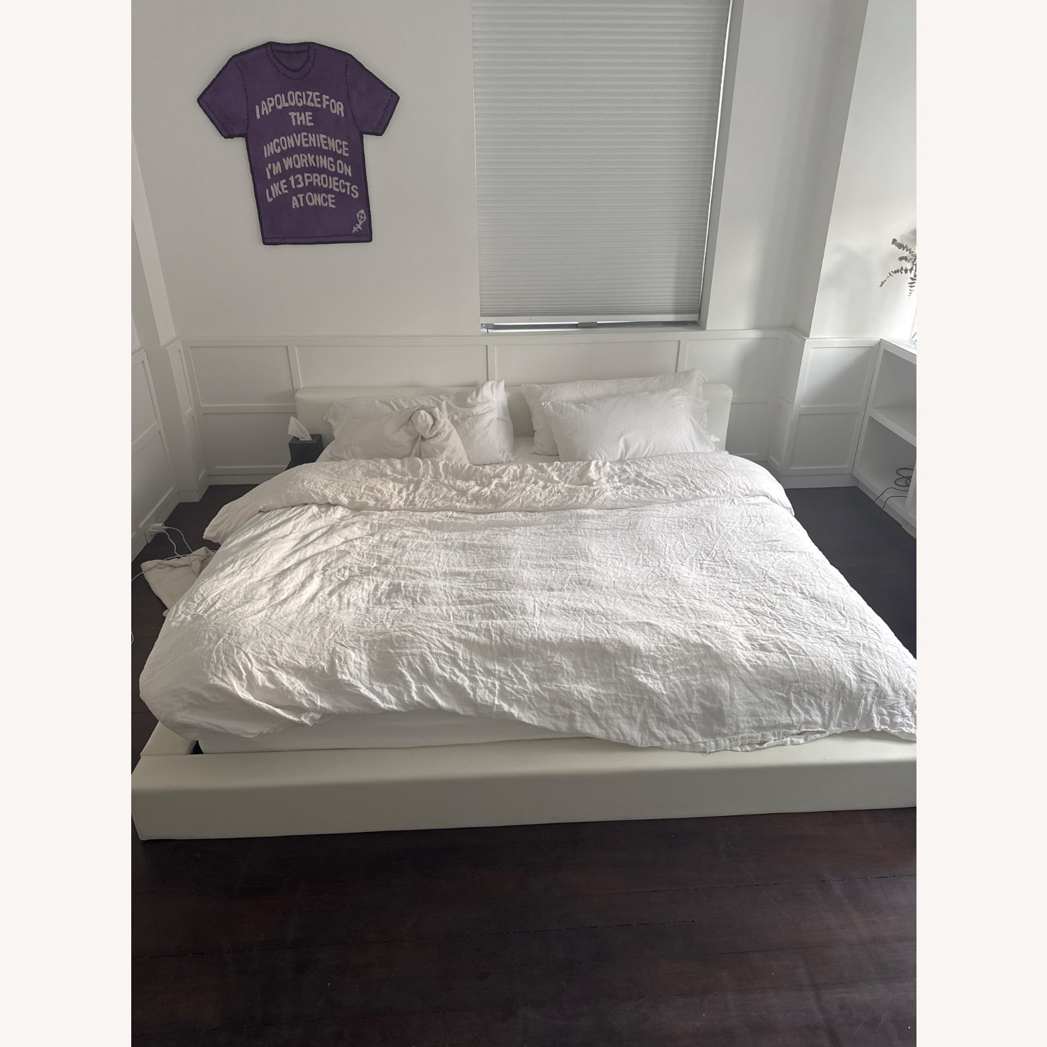 Vegan Leather King Low Cloud Bed  - image-5