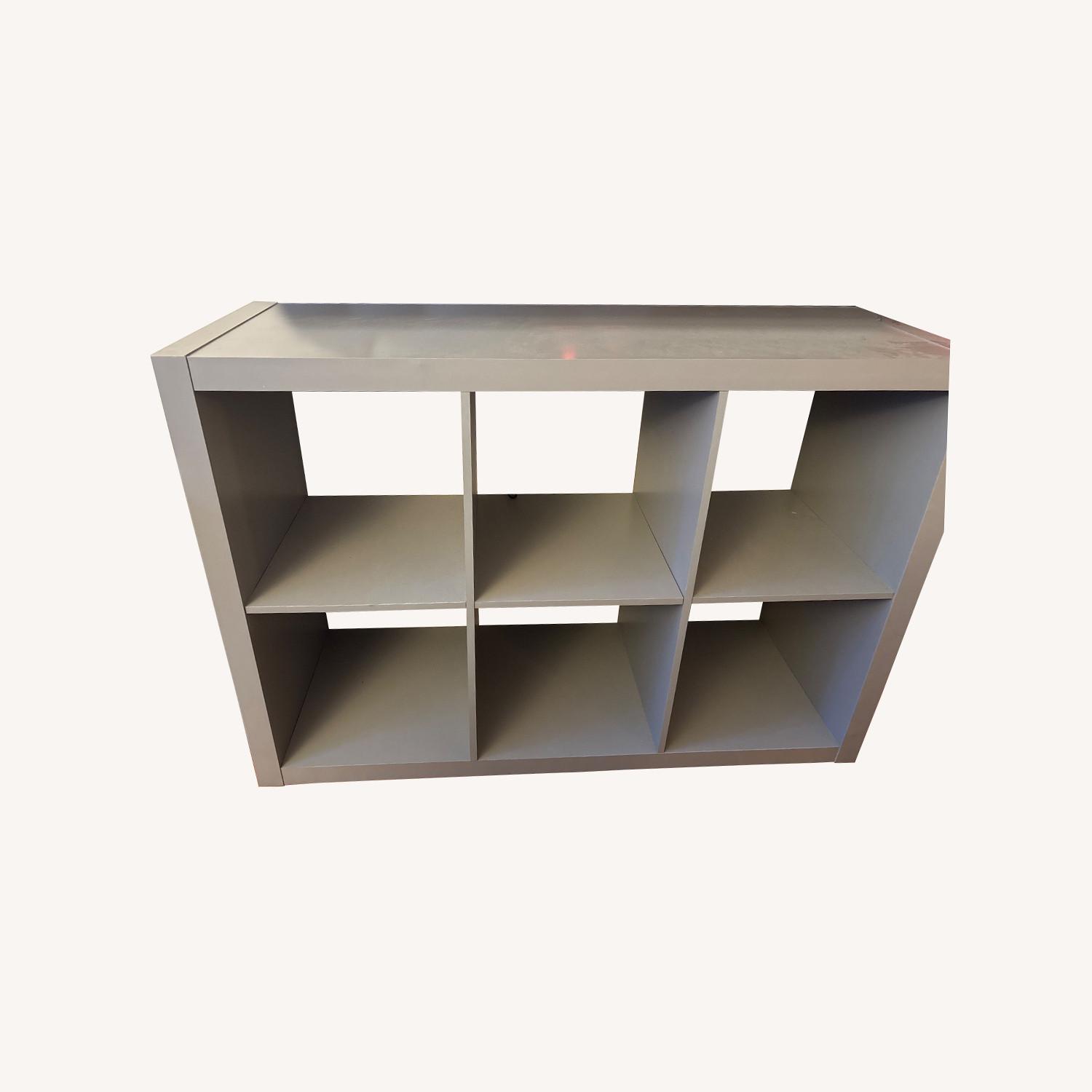 Better Homes and Garden Gray Bookshelf/Storage Cube - image-0