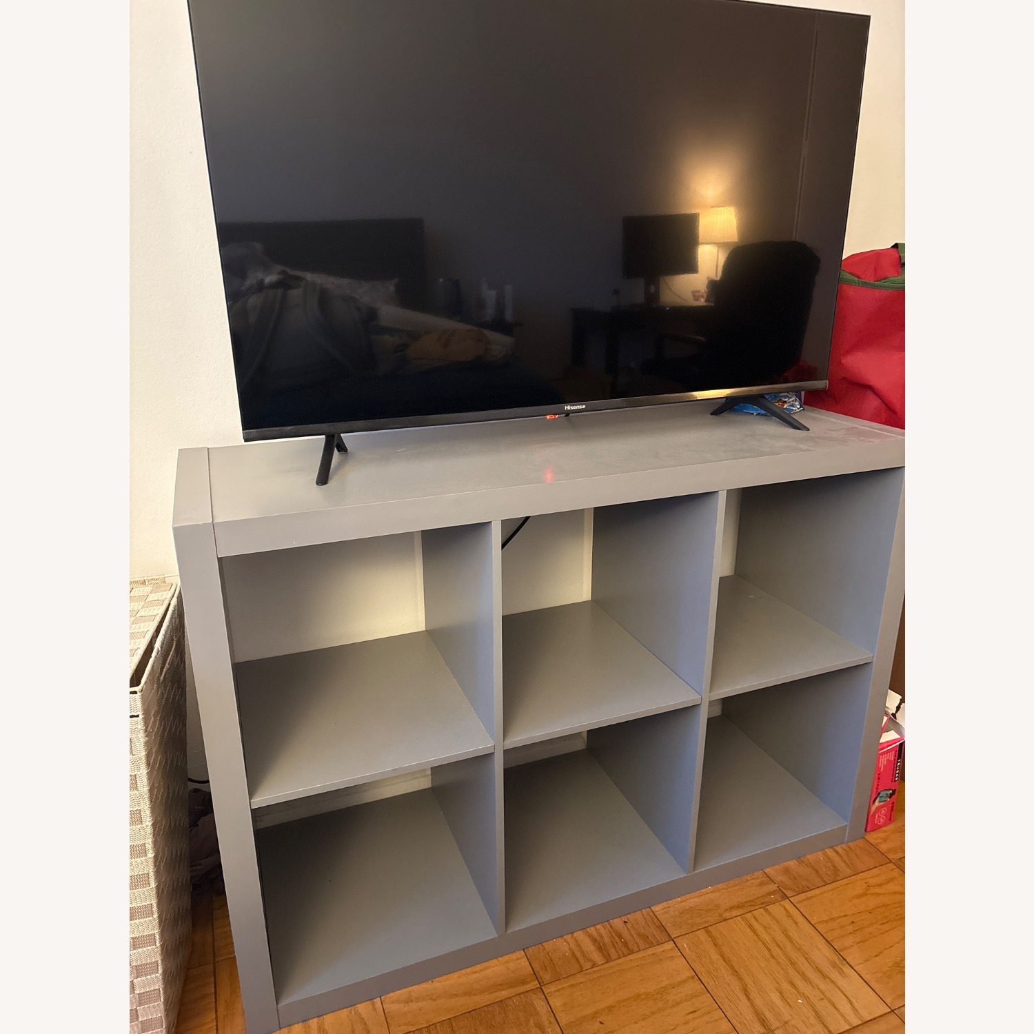 Better Homes and Garden Gray Bookshelf/Storage Cube - image-3